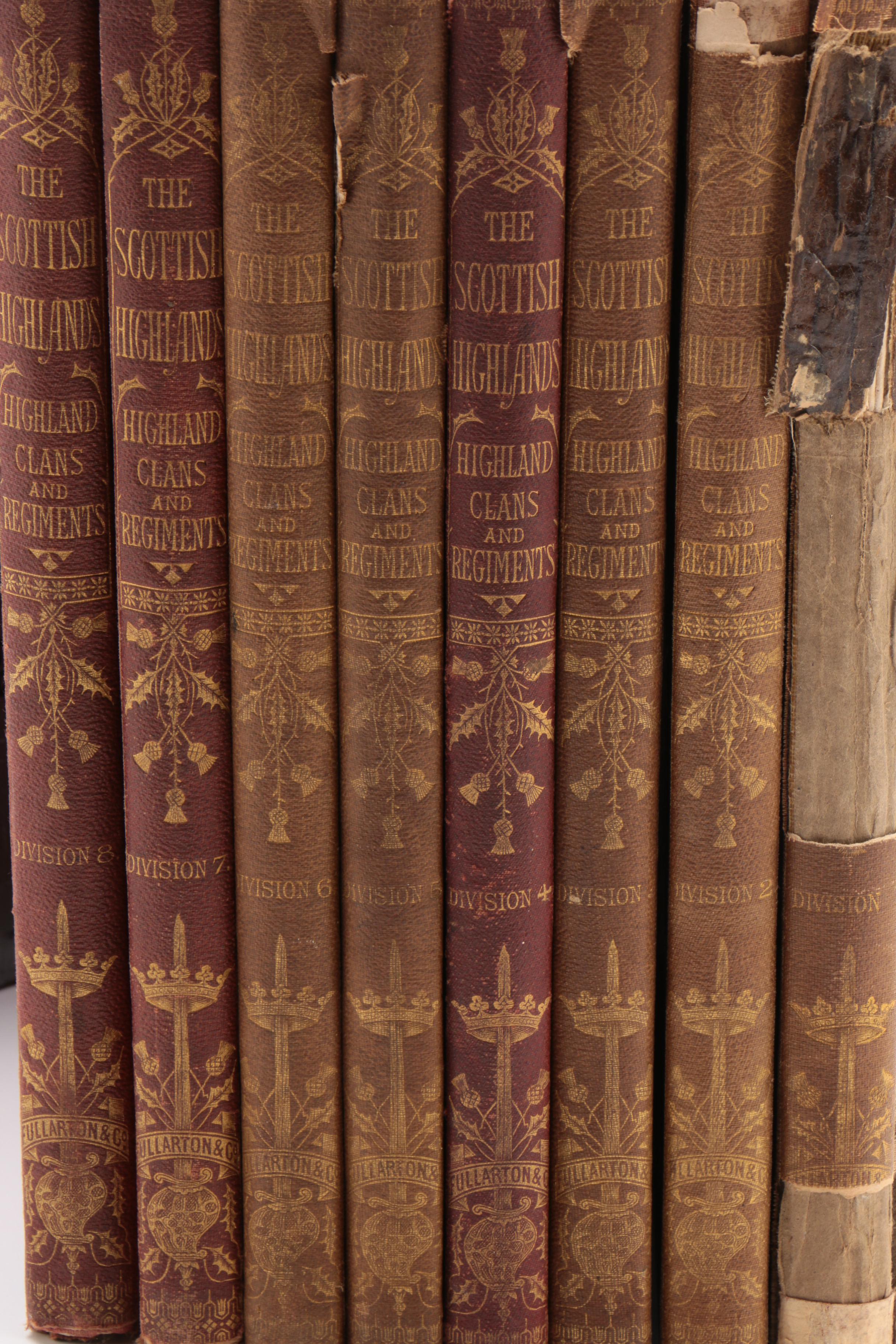 Complete "Scottish Highlands: Highland Clans and Regiments" Eight-Volume Set