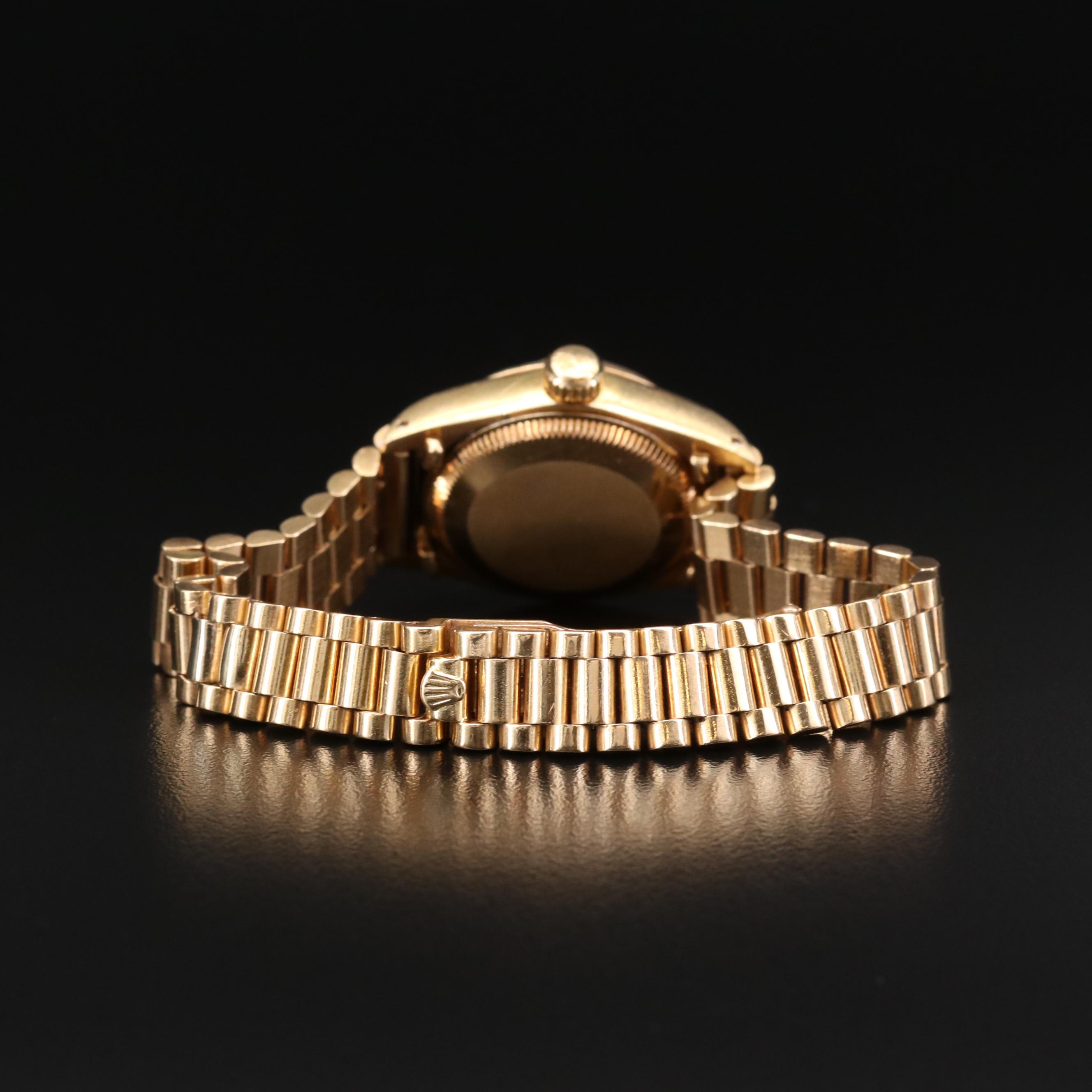 Rolex Datejust Presidential 18K Gold Automatic Watch, 1978