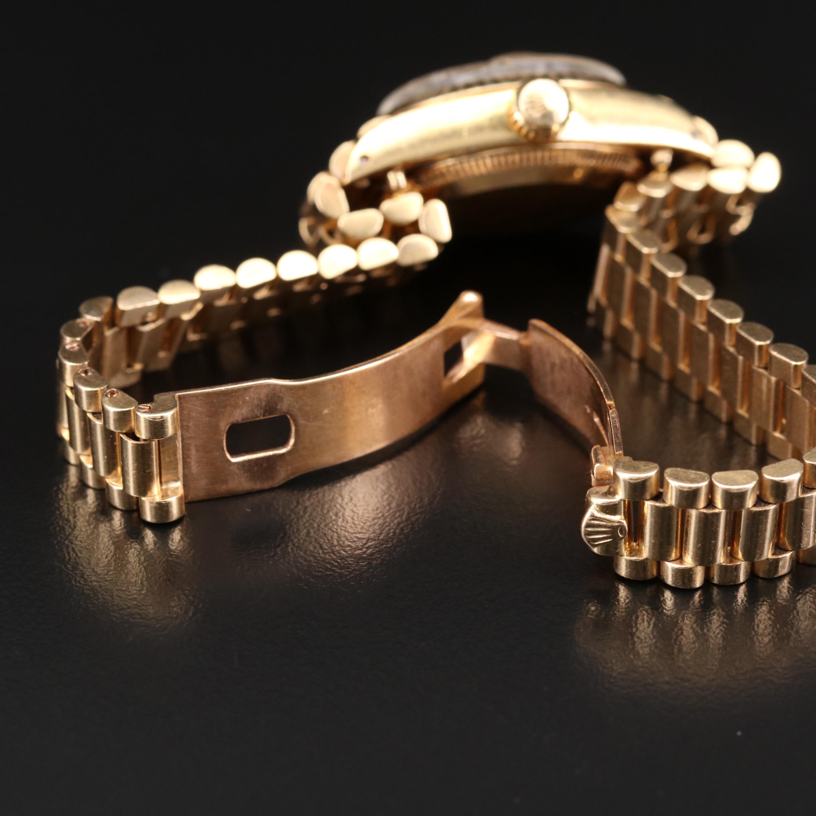 Rolex Datejust Presidential 18K Gold Automatic Watch, 1978