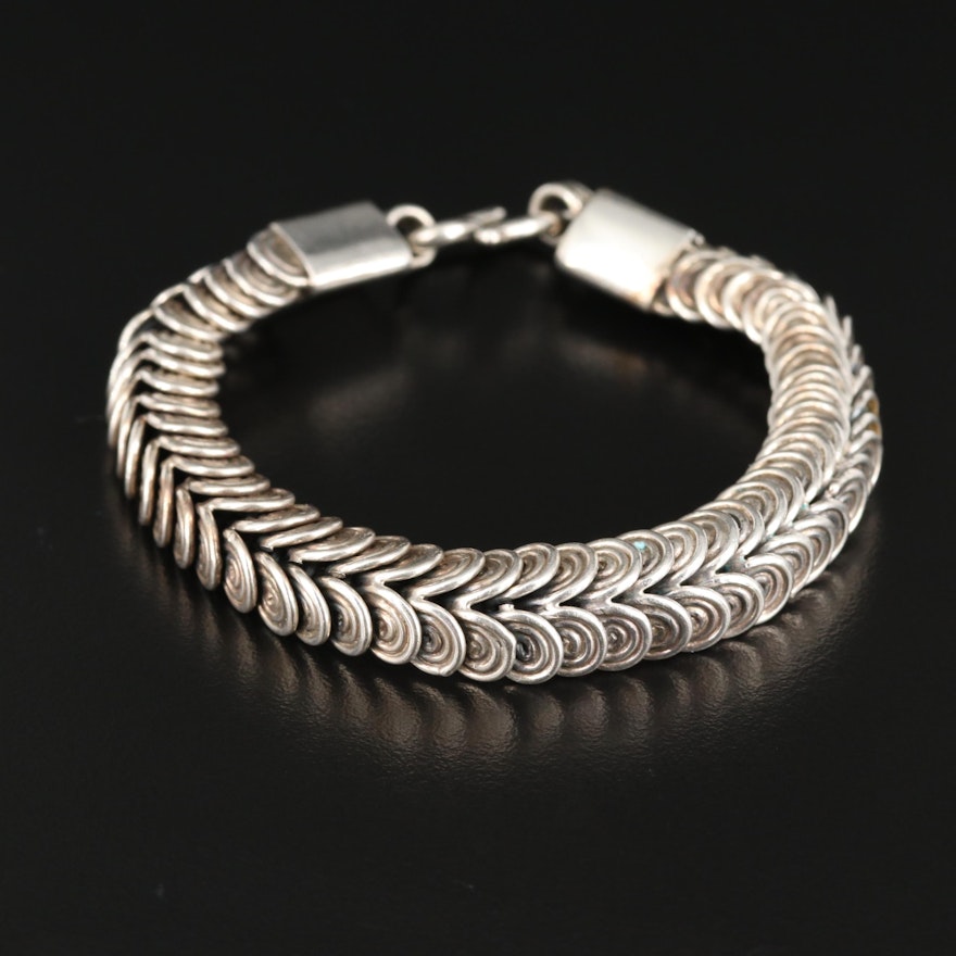 Bali Tulang Naga Sterling Silver Bracelet