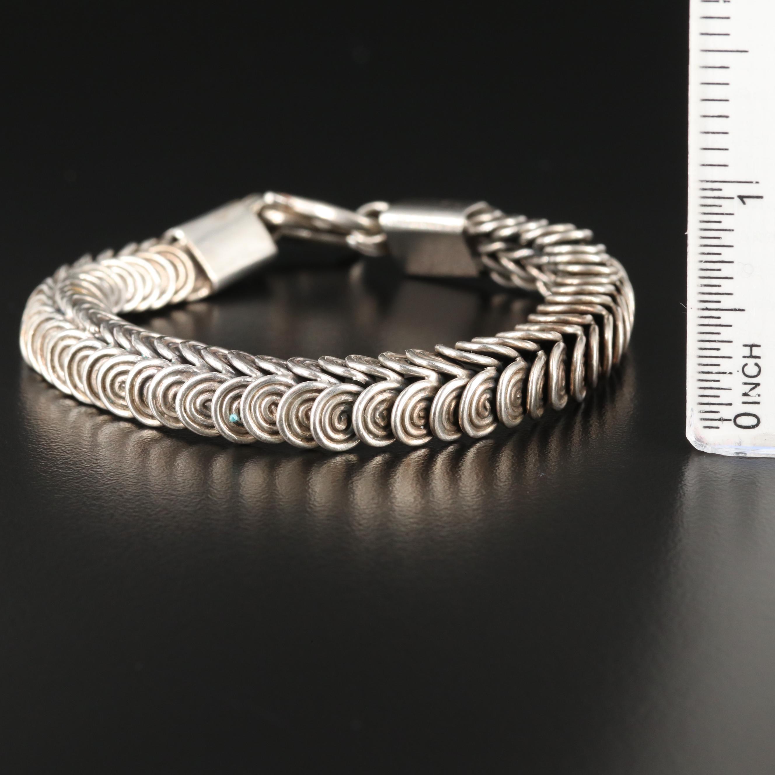 Bali Tulang Naga Sterling Silver Bracelet