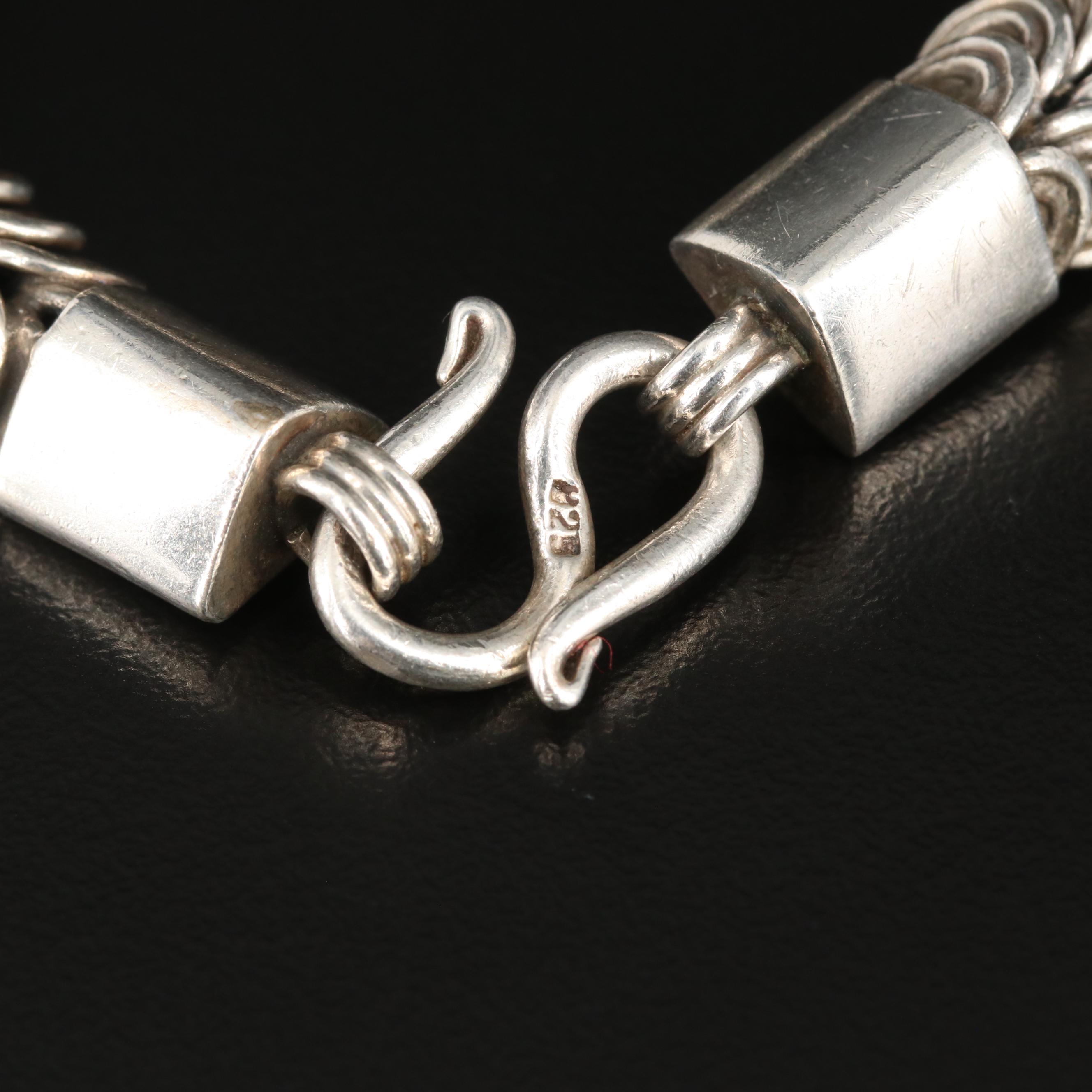 Bali Tulang Naga Sterling Silver Bracelet