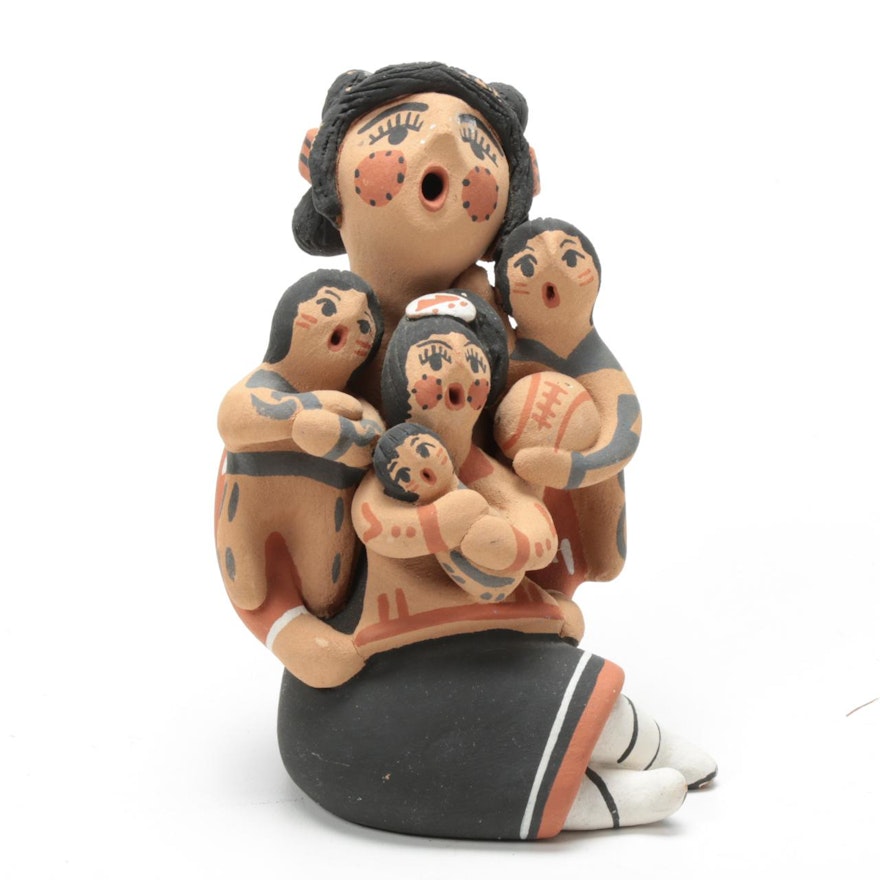 Bonnie Fragua Earthenware Storyteller Figurine