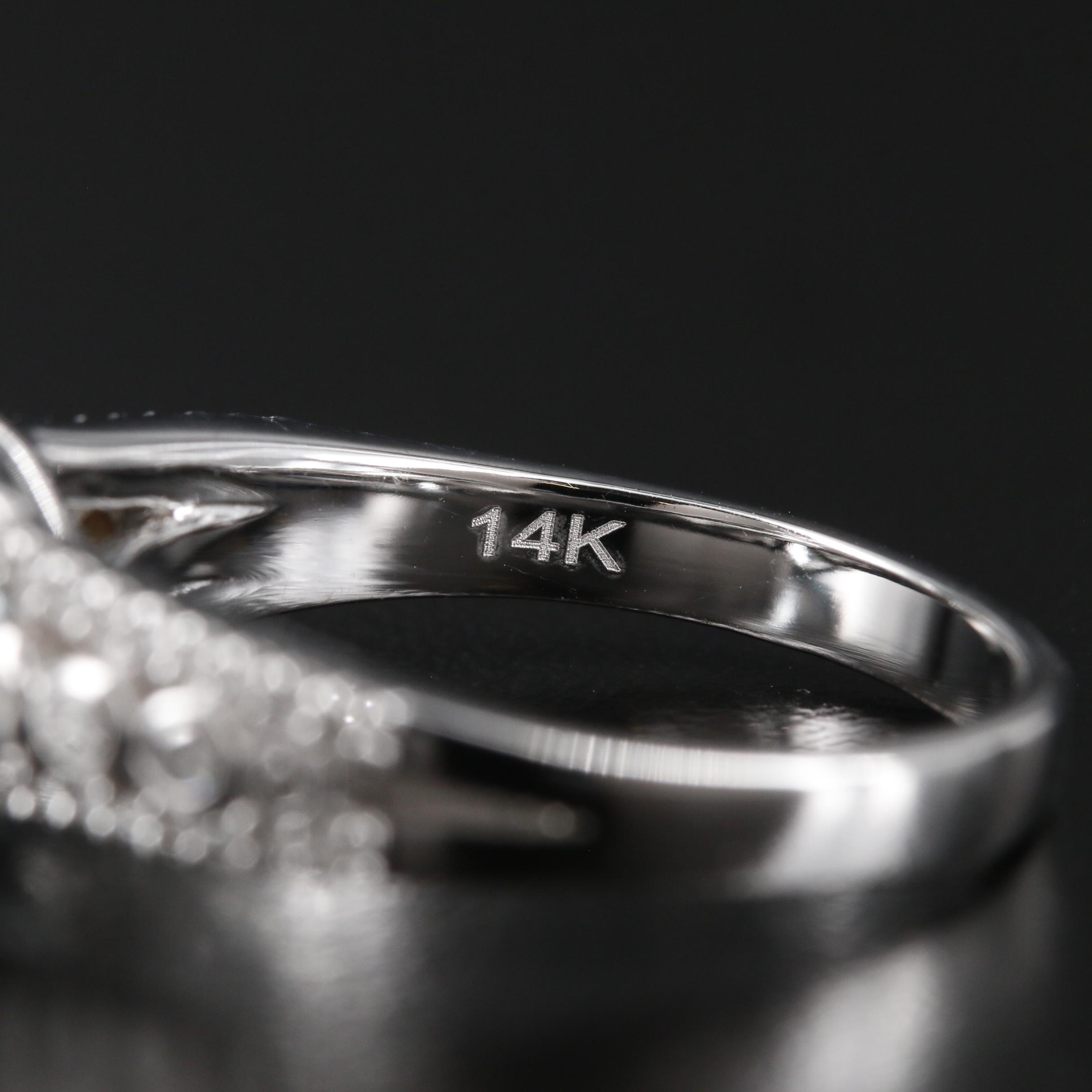 Effy 14K Gold Aquamarine and Diamond Ring