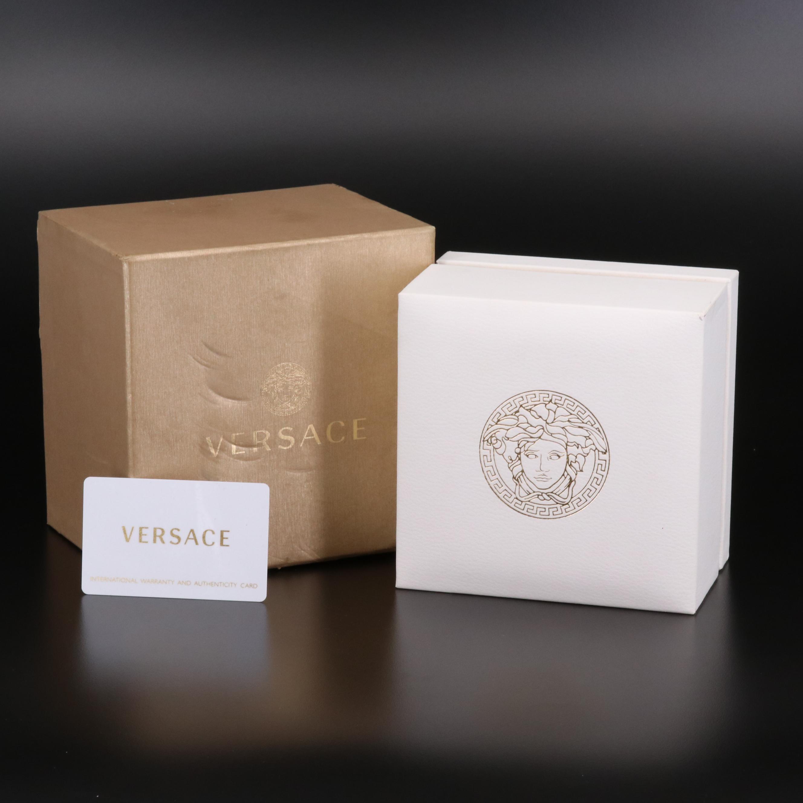 Versace Couture Gold Tone Quartz Watch