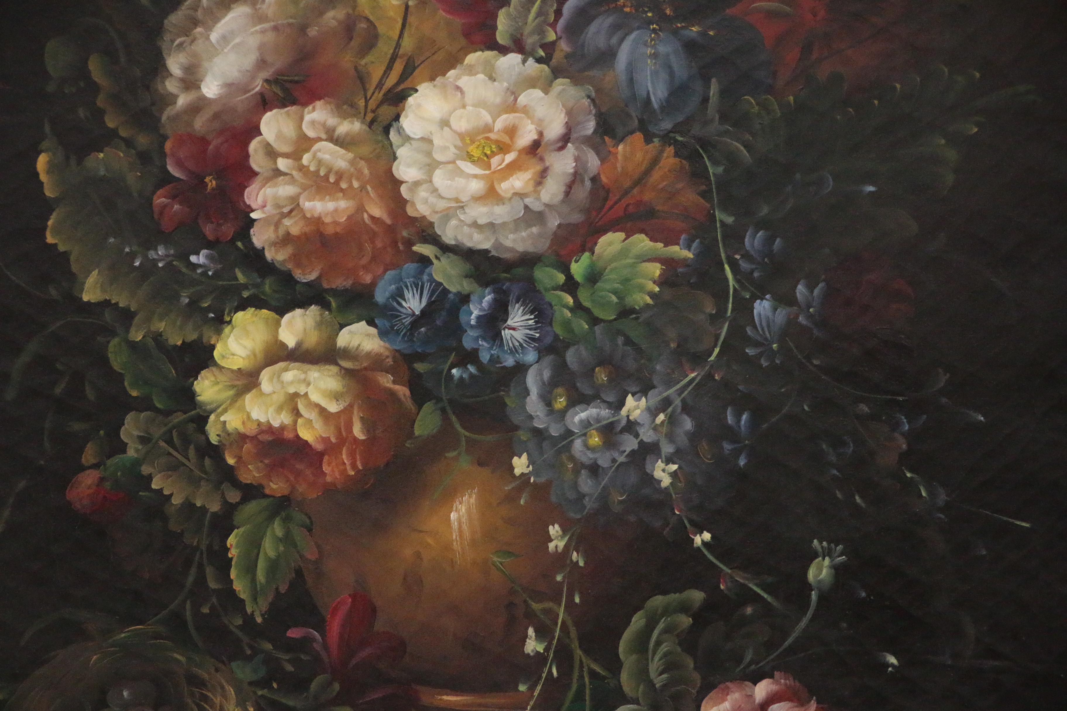 Floral Still Life Oil Painting