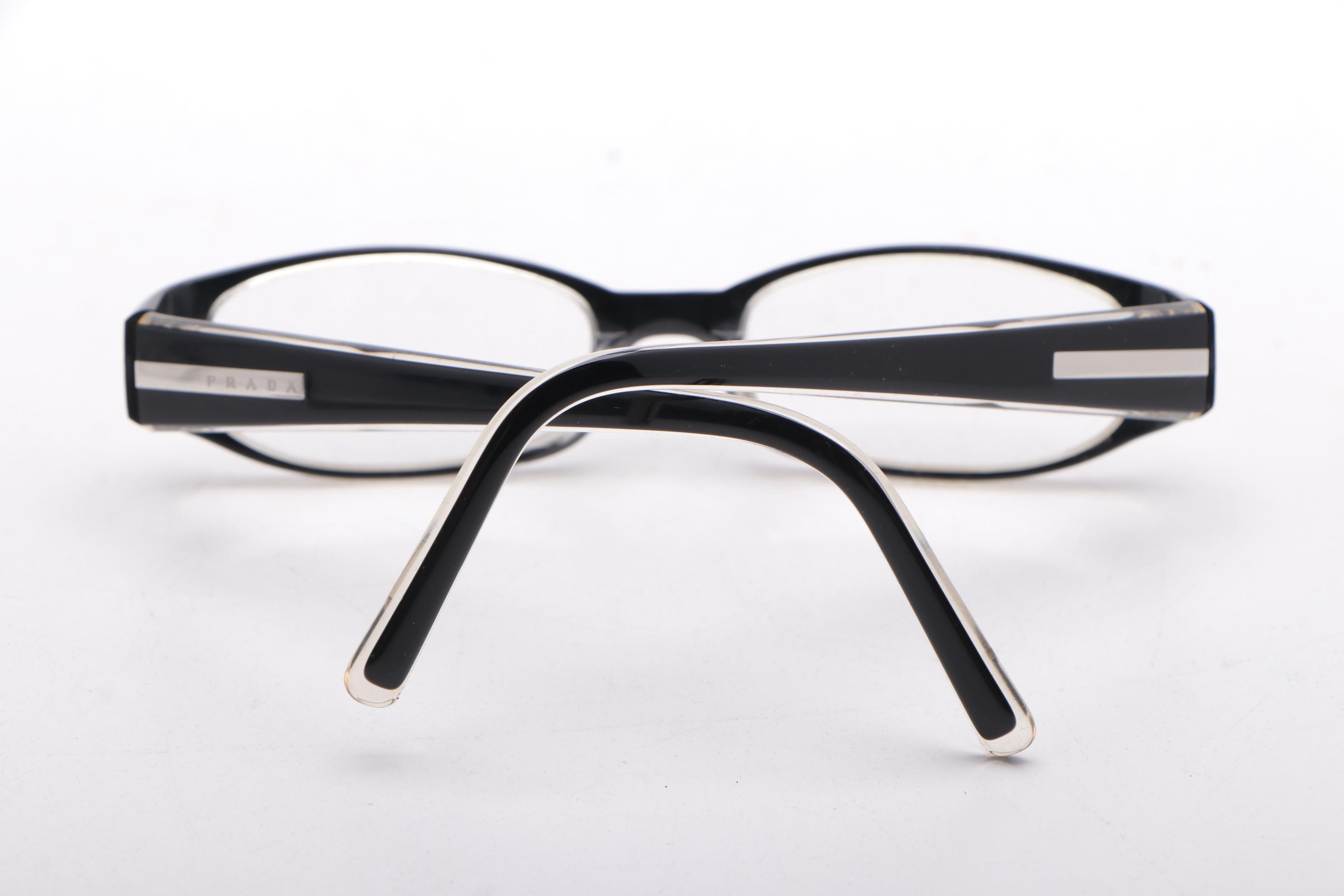 Prada VPR05E Oval Prescription Eyeglasses with Case