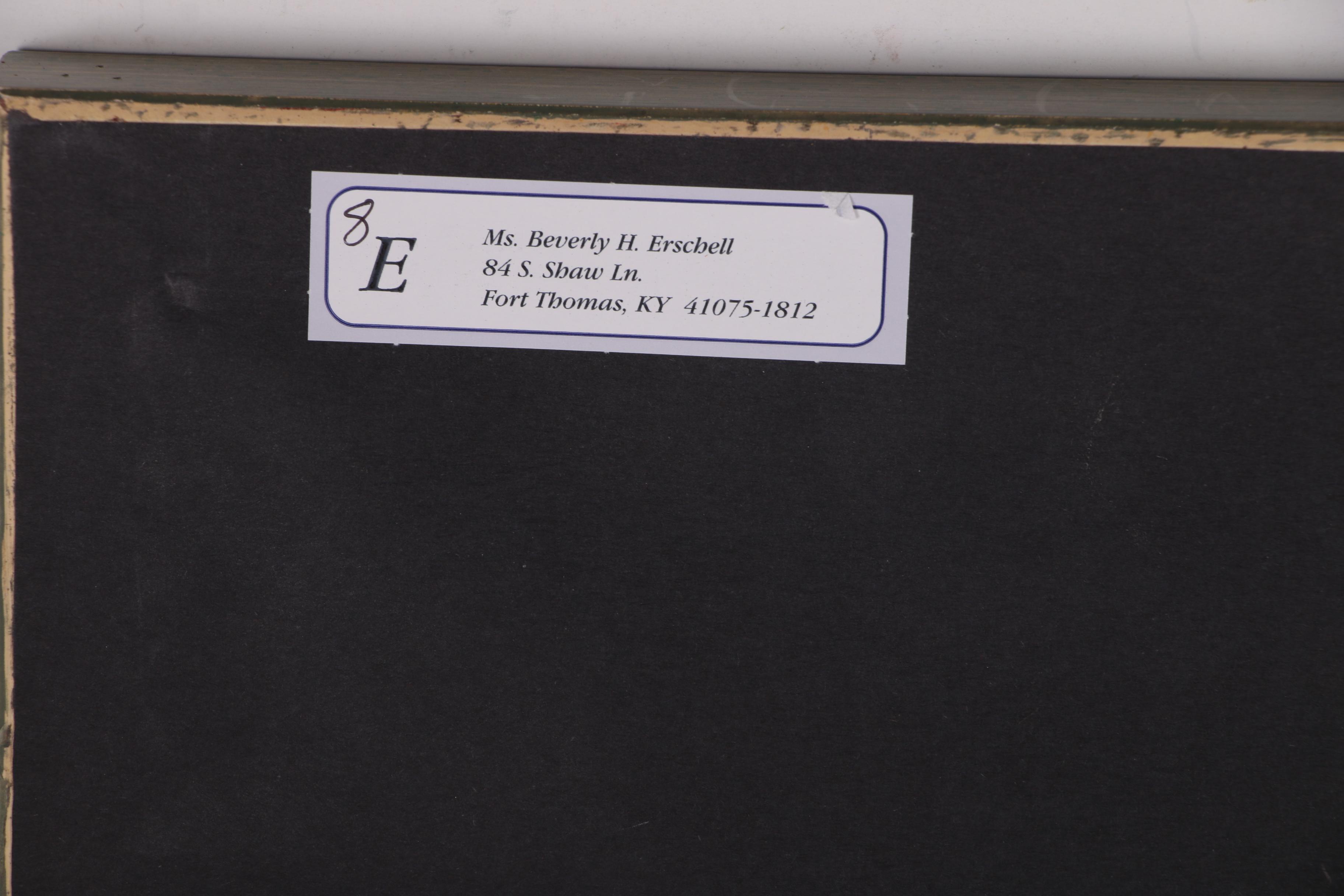 Beverly Erschell Abstract Watercolor Painting "Wildflowers"