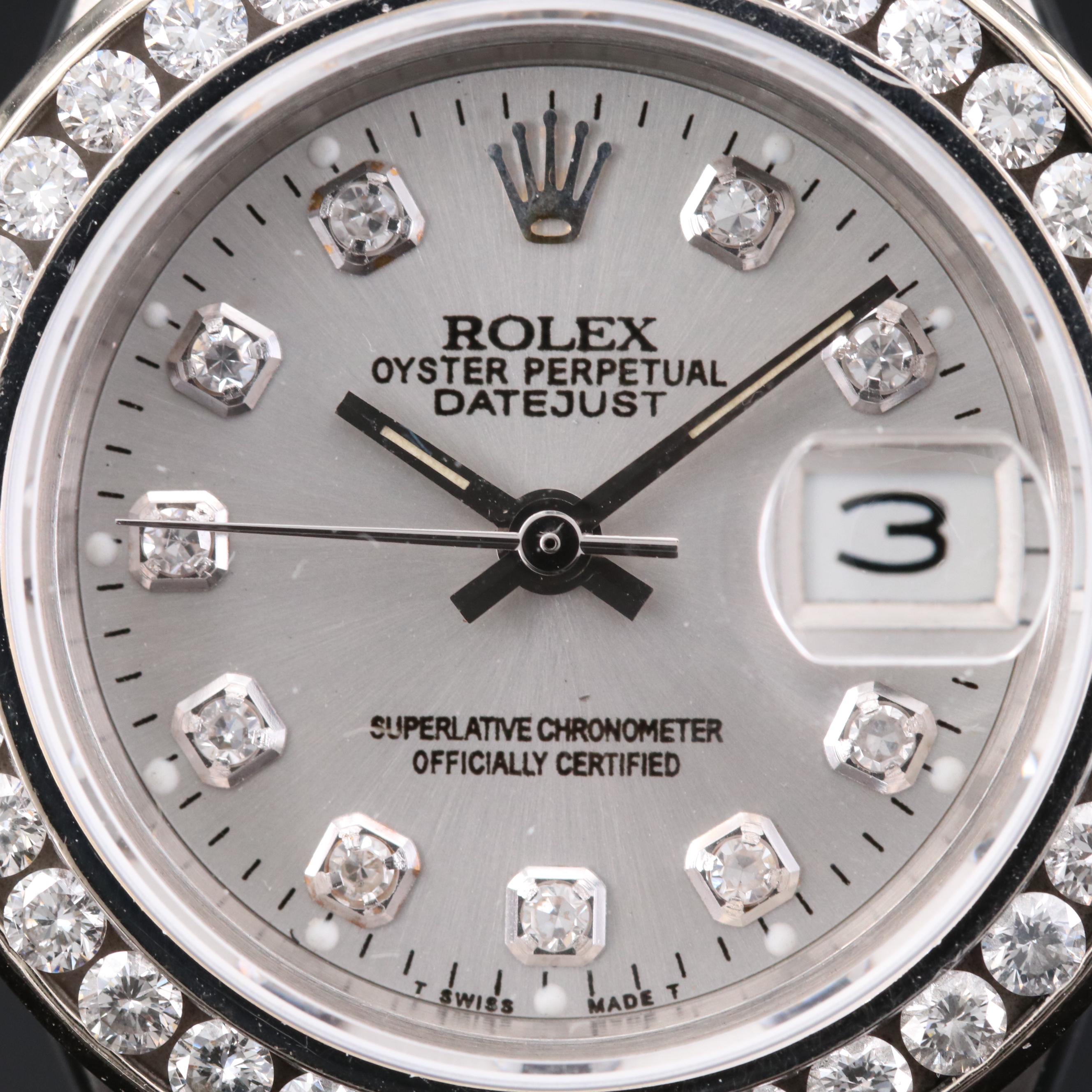 Rolex Datejust 14K Gold and Stainless Steel With 1.35 CTW Diamonds Watch