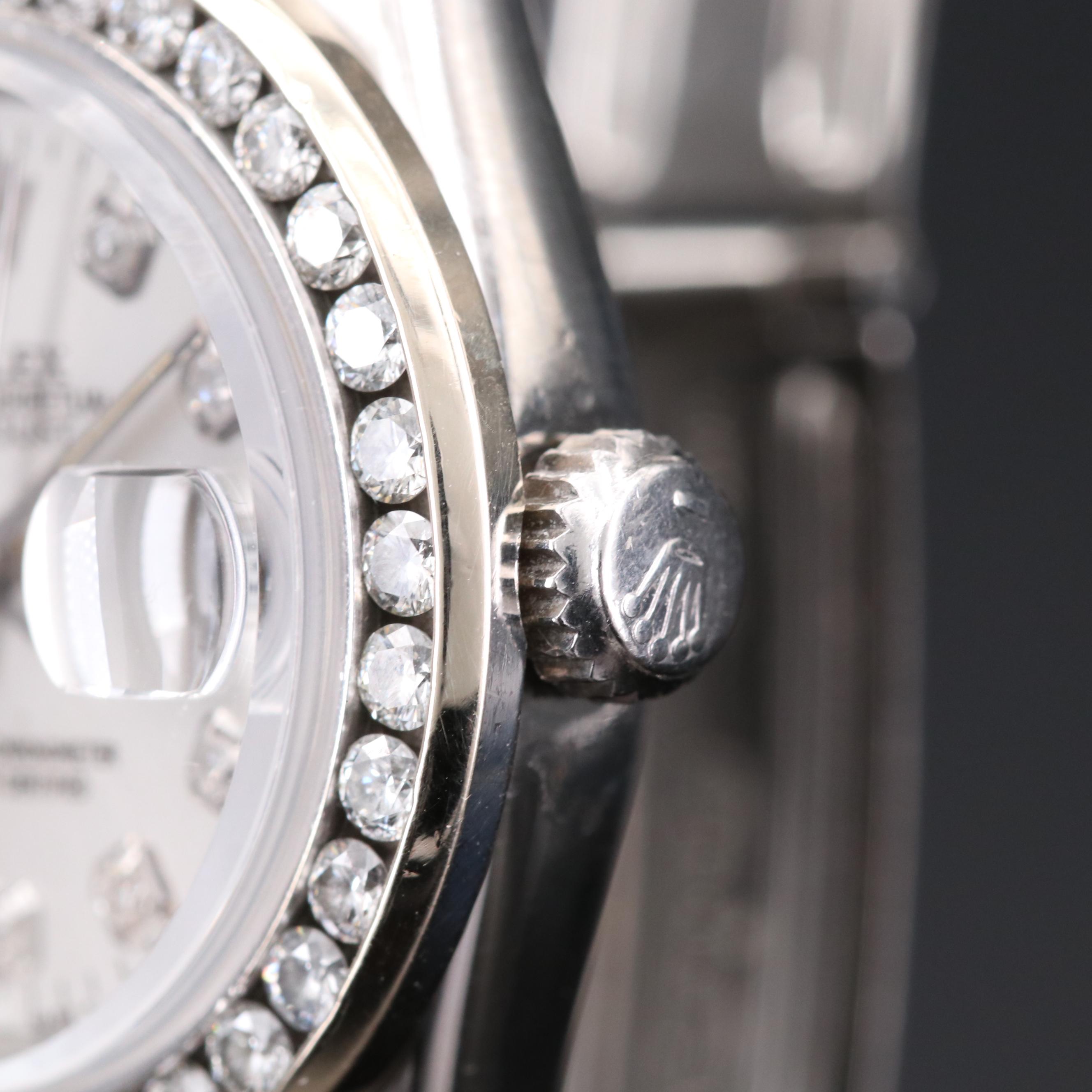 Rolex Datejust 14K Gold and Stainless Steel With 1.35 CTW Diamonds Watch