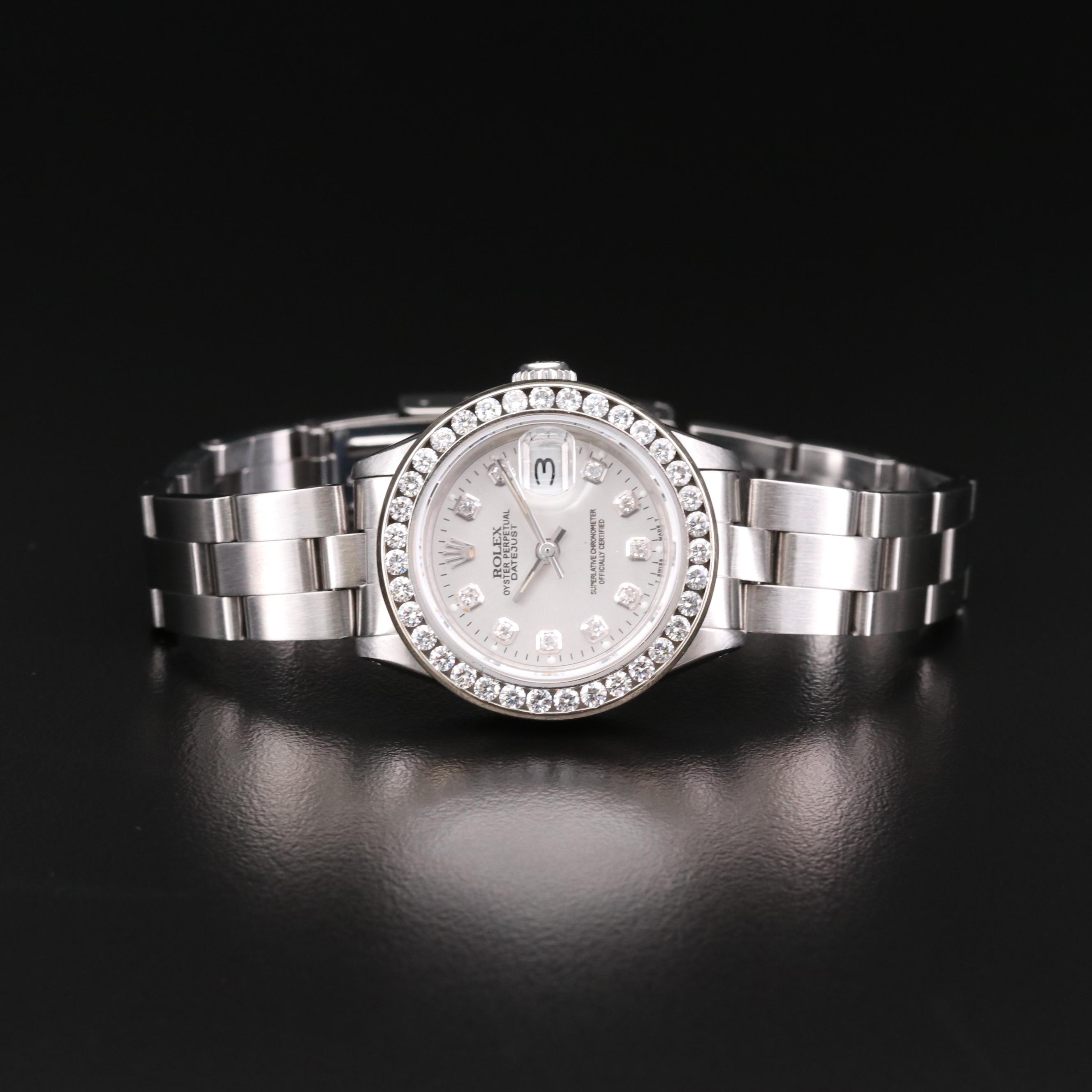 Rolex Datejust 14K Gold and Stainless Steel With 1.35 CTW Diamonds Watch