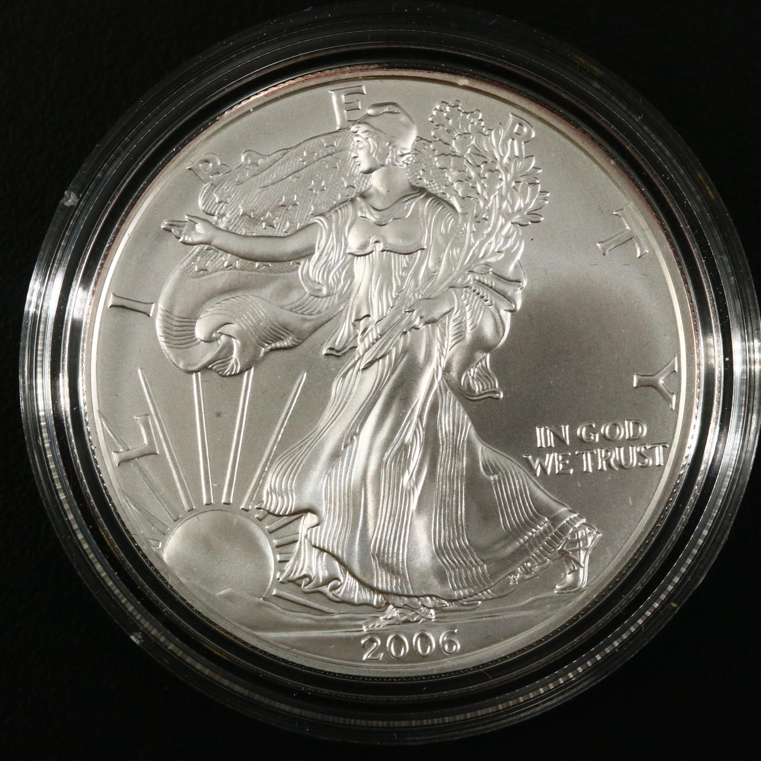 2006 U.S. Mint American Eagle 20th Anniversary Silver Coin Set