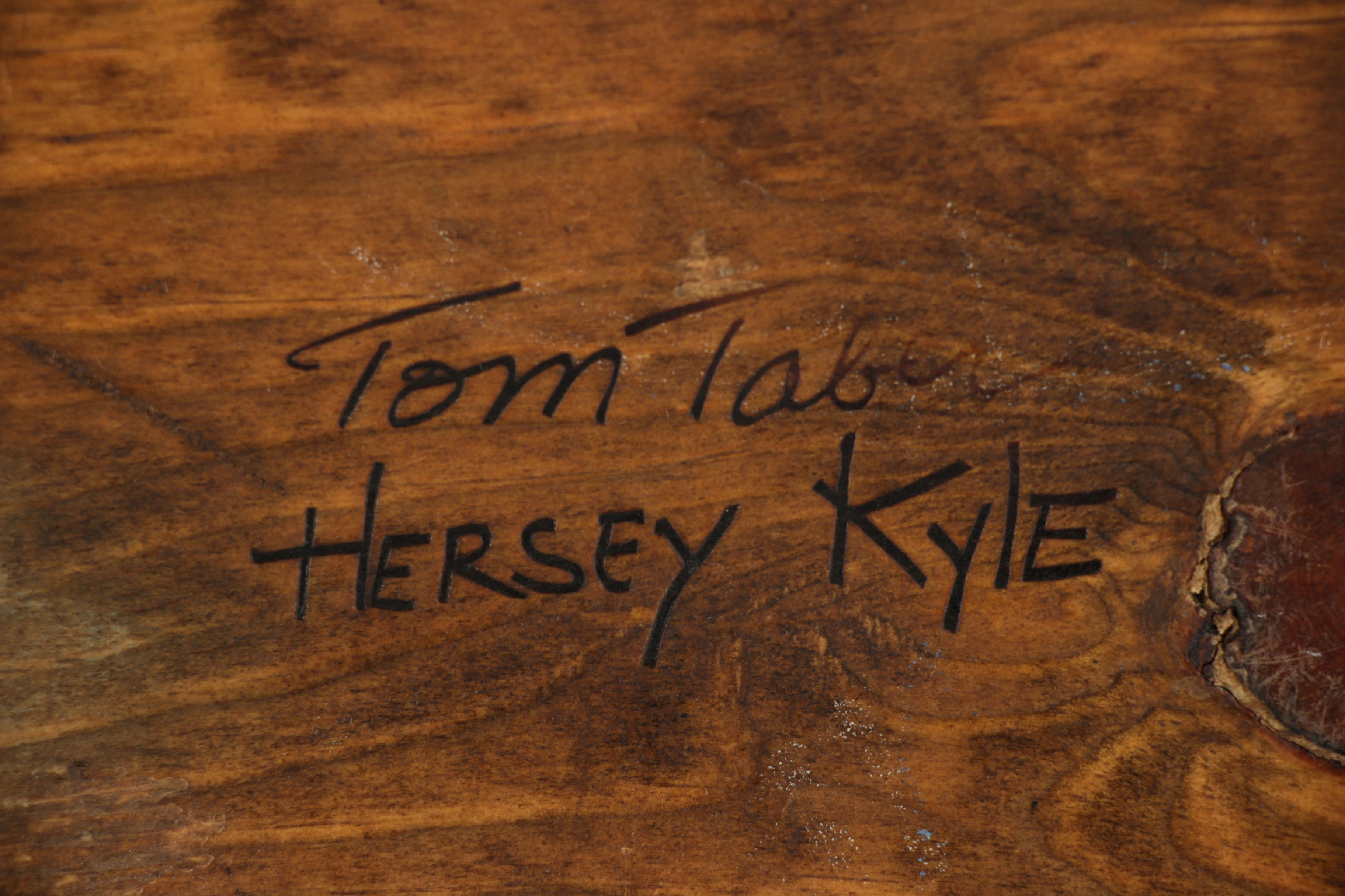 Ducks Unlimited Carved Wooden Duck Decoy by Tom Taber, 1980s