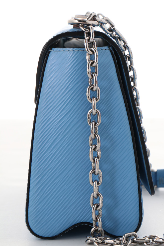 Louis Vuitton Light Blue Embellished Epi Leather MM Twist Handbag