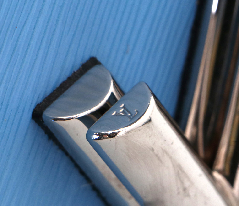 Louis Vuitton Light Blue Embellished Epi Leather MM Twist Handbag