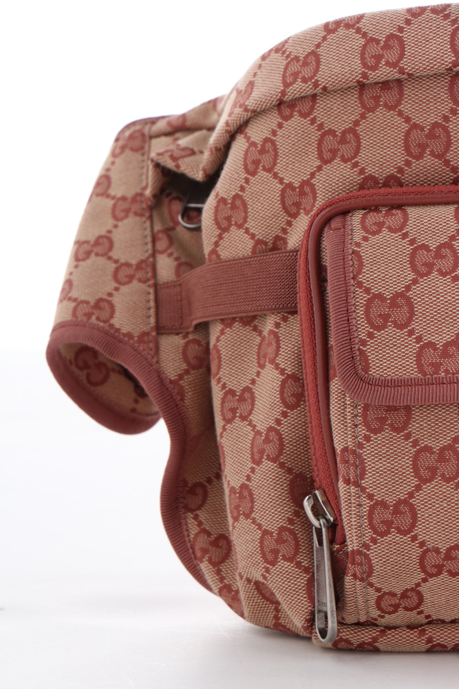 Gucci GG Canvas MLB LA Dodgers Convertible Belt Bag