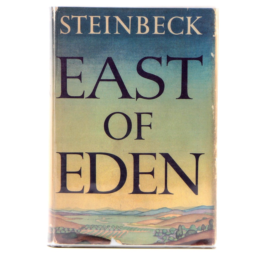 First Trade Edition "East of Eden" by John Steinbeck with Dust Jacket, 1952