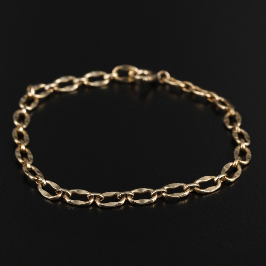 Vintage Gold Filled Fancy Link Bracelet