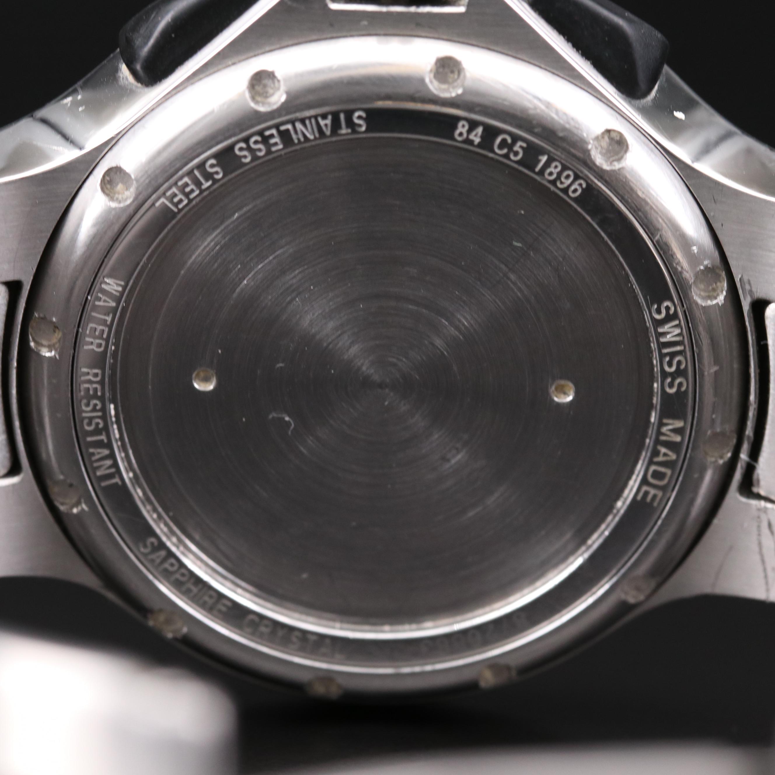 Movado 800 Series Stainless Steel Quartz Chronograph Watch