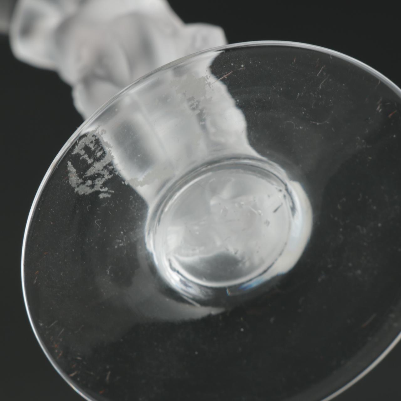 Bayel Lalique Style Bacchus Nude Stemware