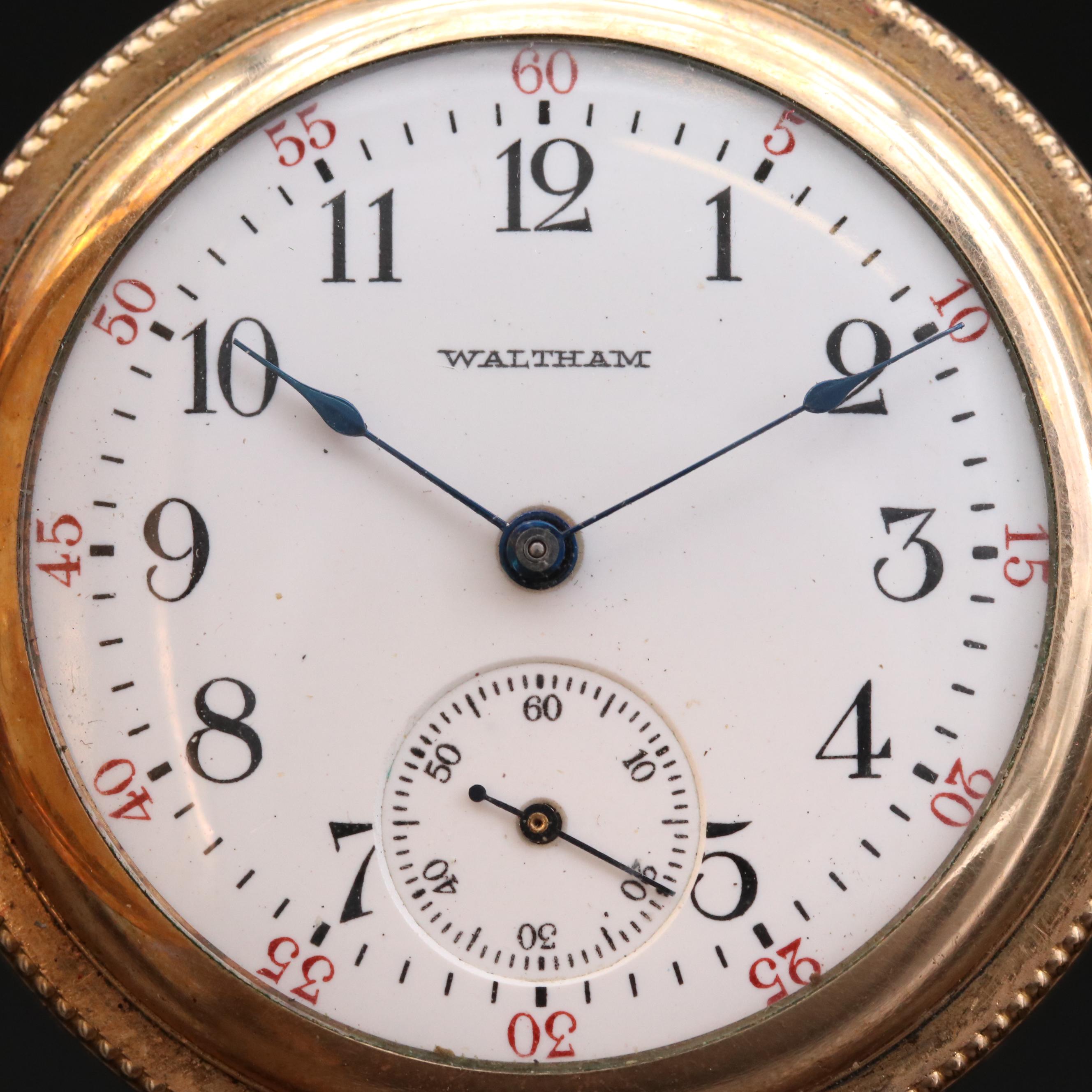 Waltham Hunting Case Pocket Watch, 1907