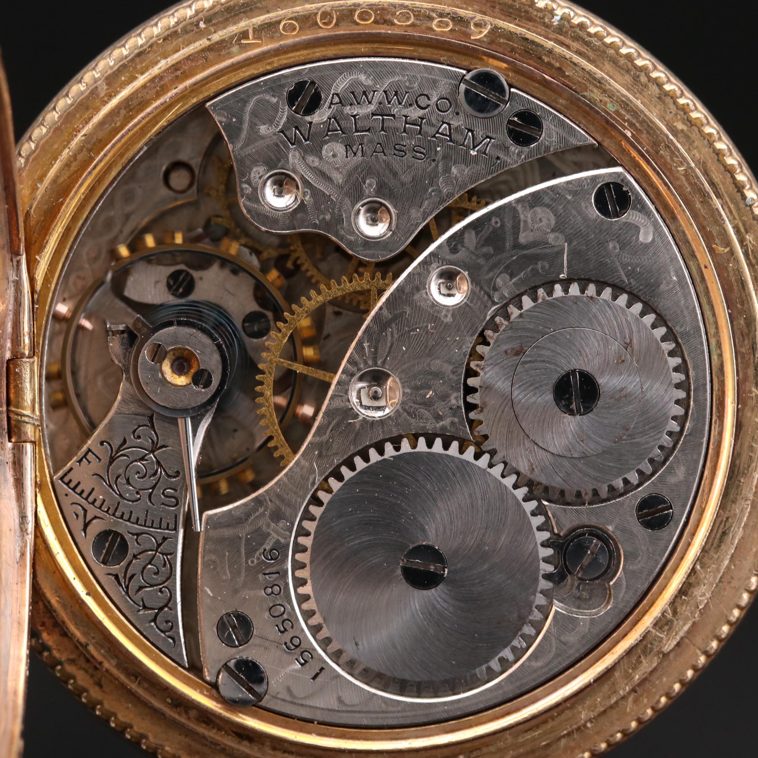 Waltham Hunting Case Pocket Watch, 1907