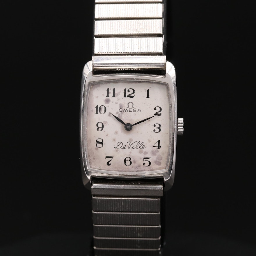 Omega DeVille Stainless Steel Wristwatch