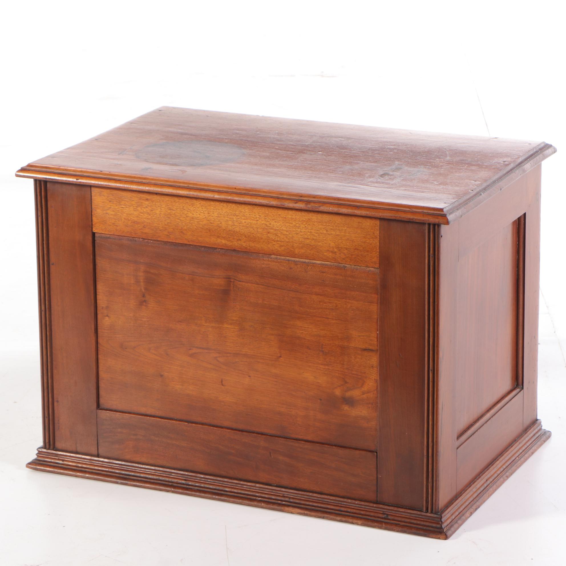 Antique Clark Spool Cabinet Store Display in Oak, First Quarter 20th Century