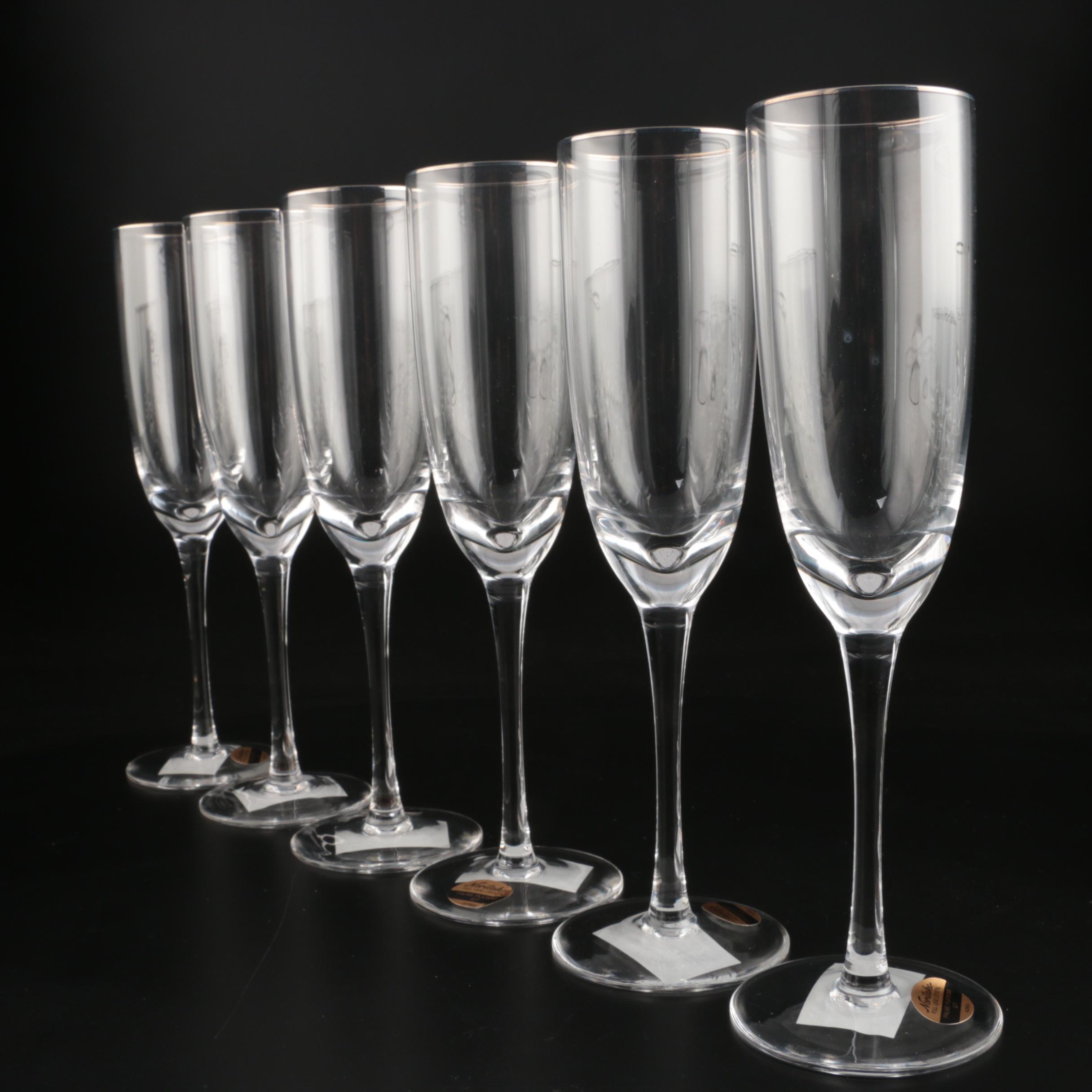 Noritake "Palais Platinum" Crystal Stemware