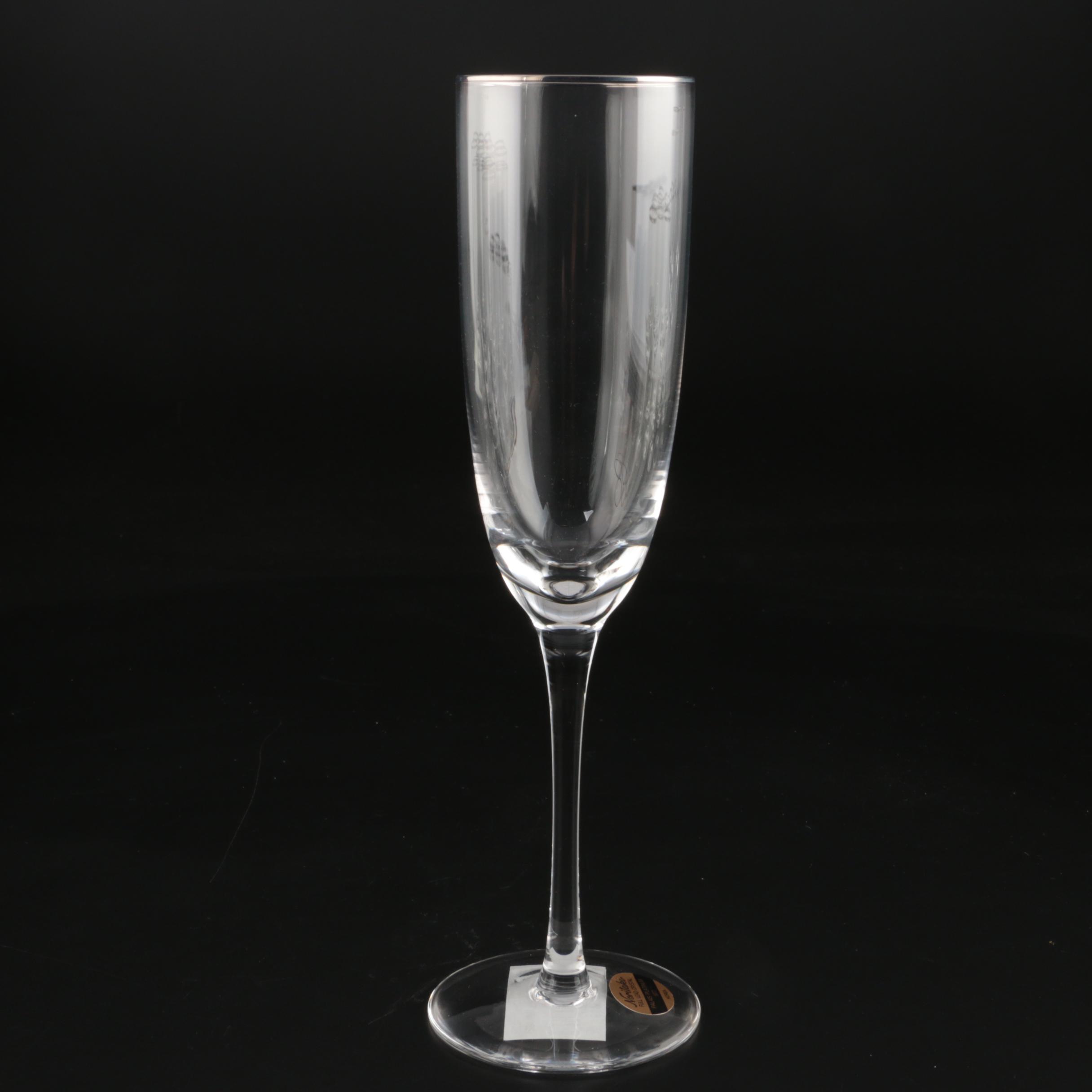 Noritake "Palais Platinum" Crystal Stemware
