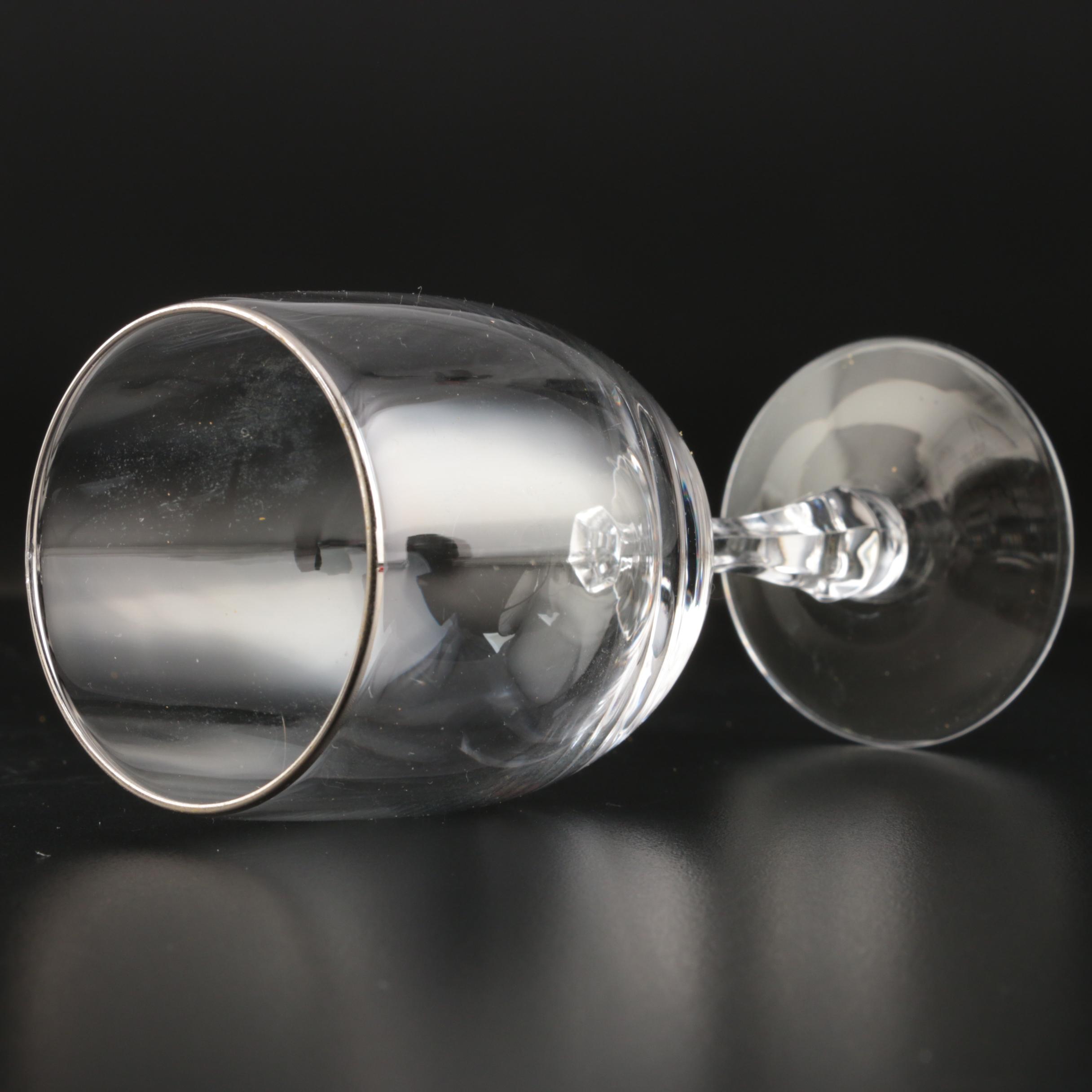 Noritake "Palais Platinum" Crystal Stemware