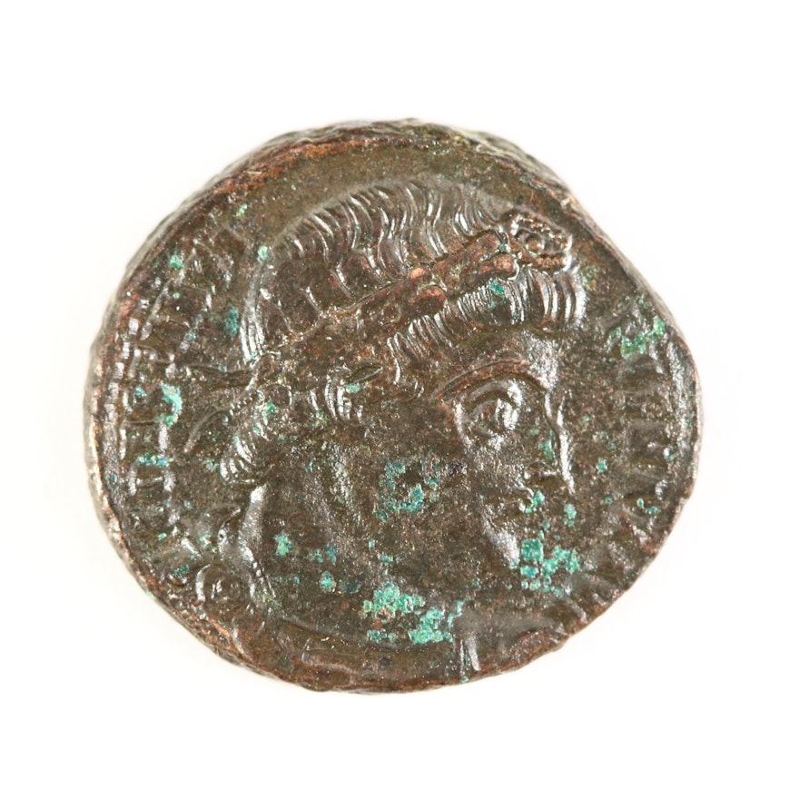 Ancient Roman Imperial AE4 Coin of Constantine I, "The Great," ca. 330 A.D.