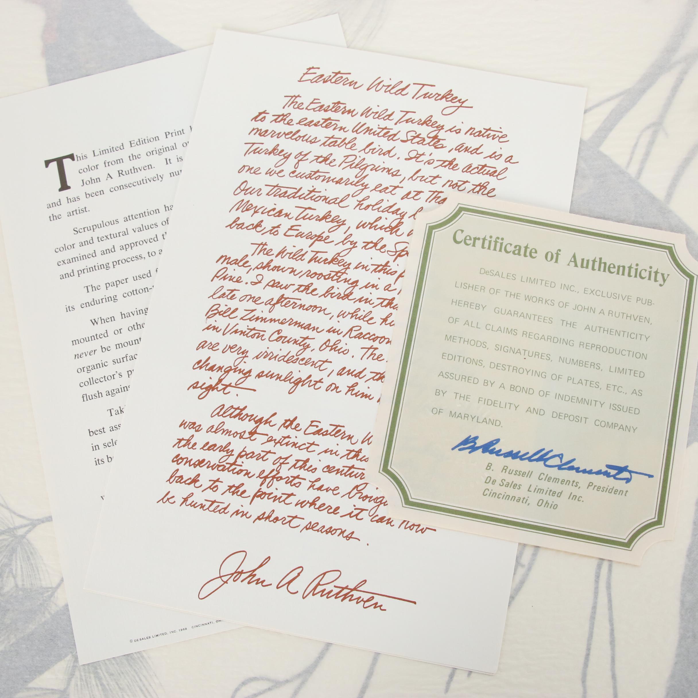 John A. Ruthven Offset Lithograph 