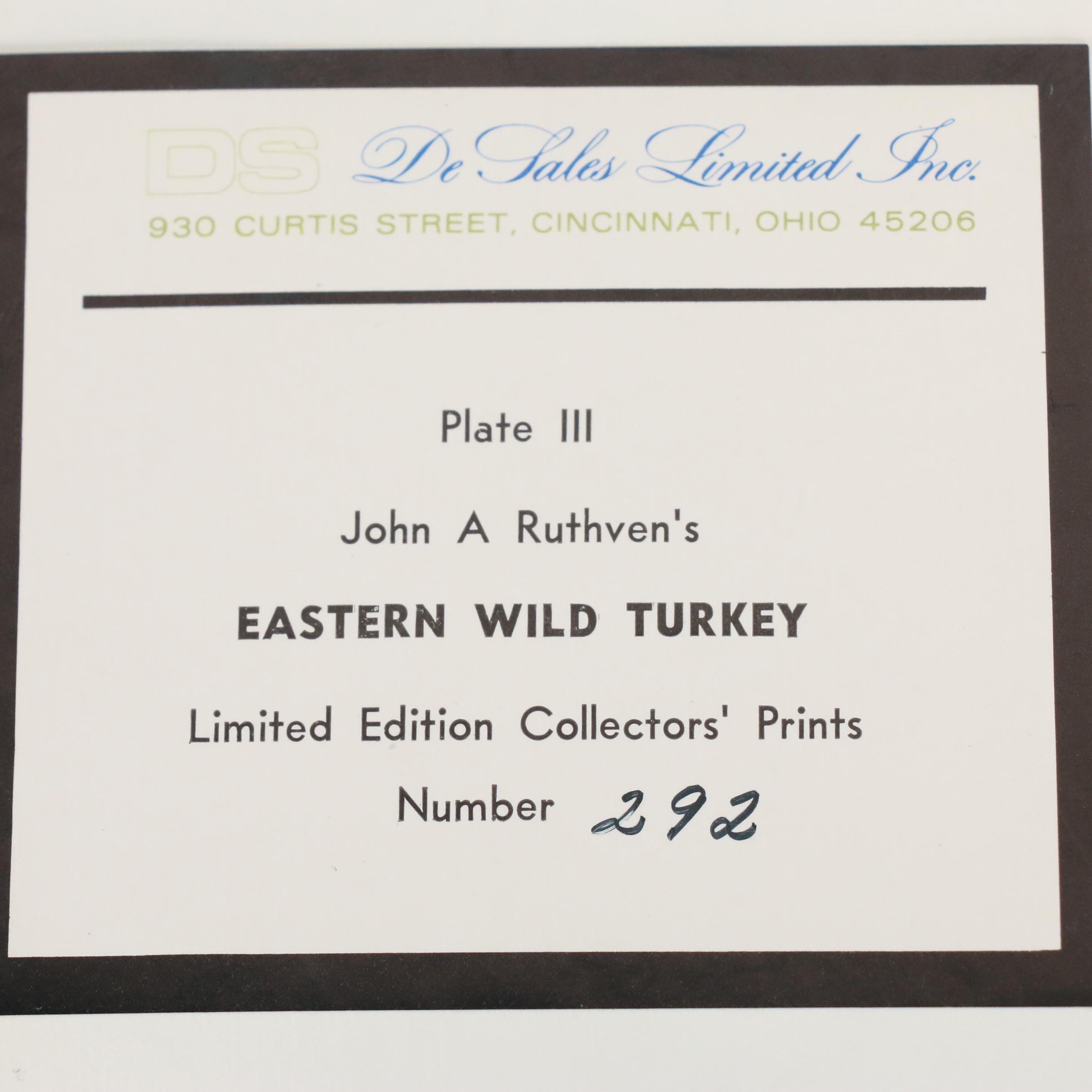 John A. Ruthven Offset Lithograph 