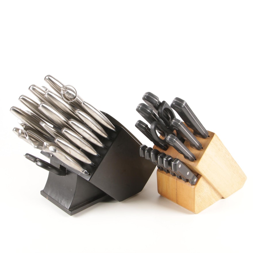 Farberware and The Main Ingredients Stainless Steel Kitchen Knife Sets