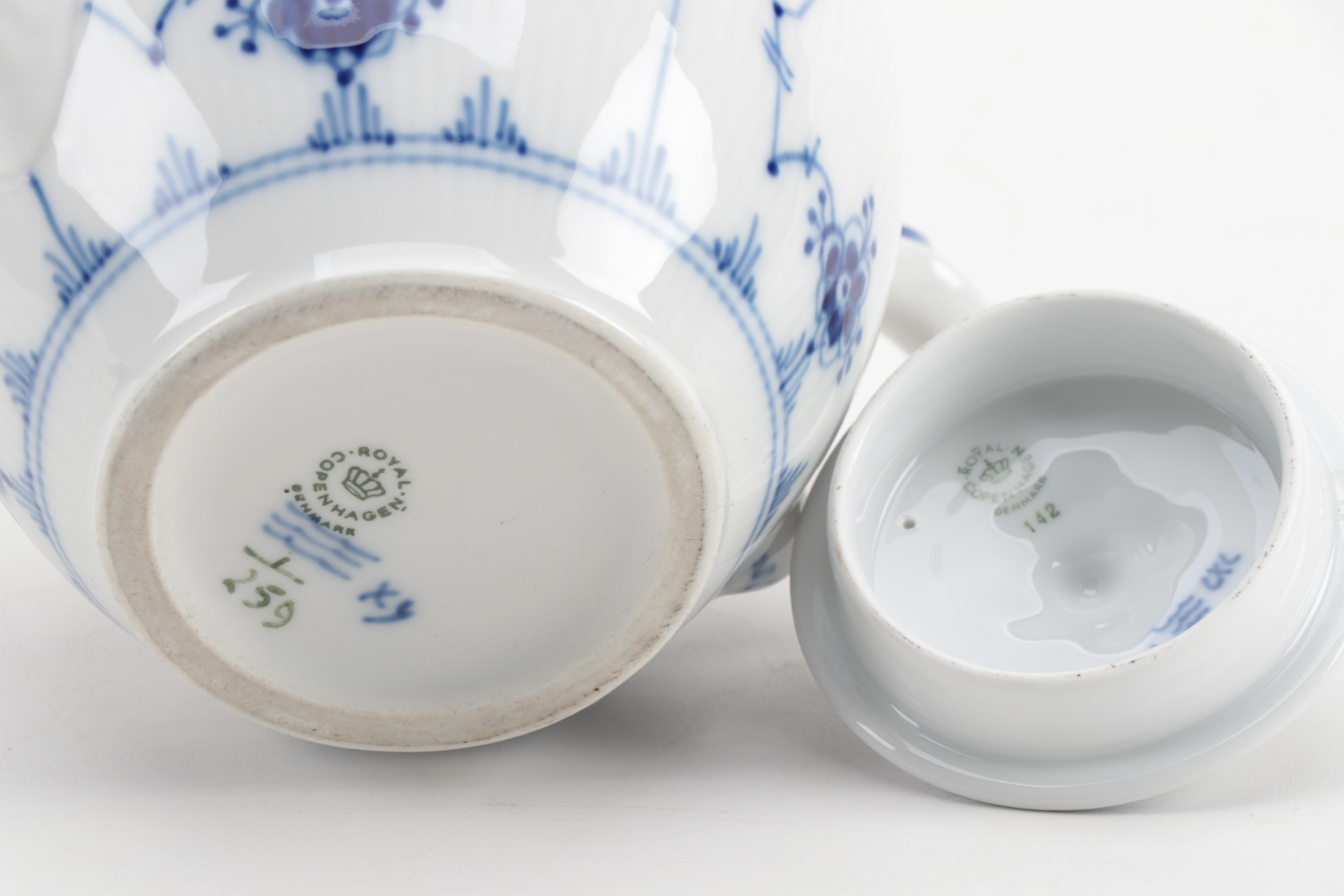 Royal Copenhagen "Blue Fluted Half Lace" Porcelain Dinnerware