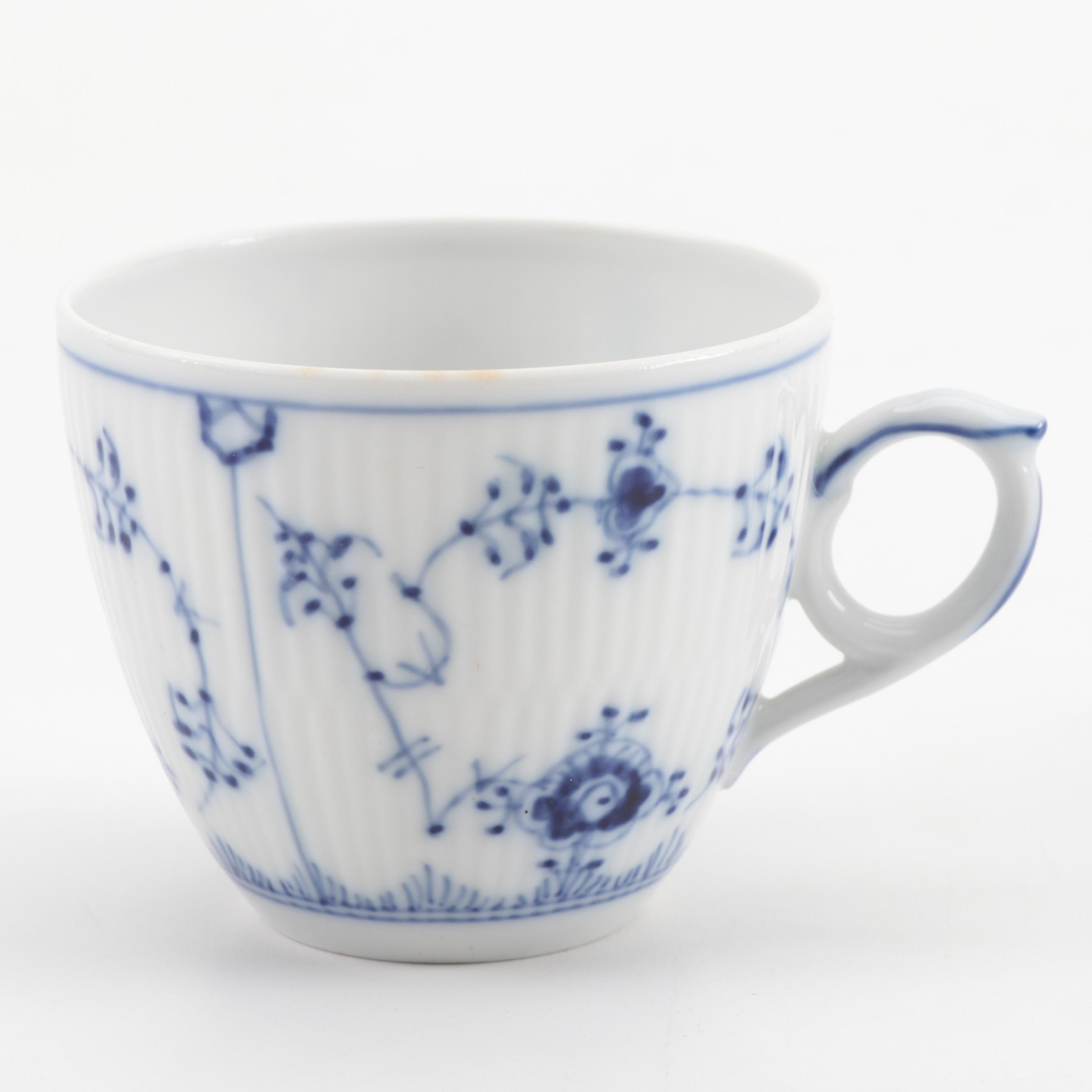 Royal Copenhagen "Blue Fluted Half Lace" Porcelain Dinnerware