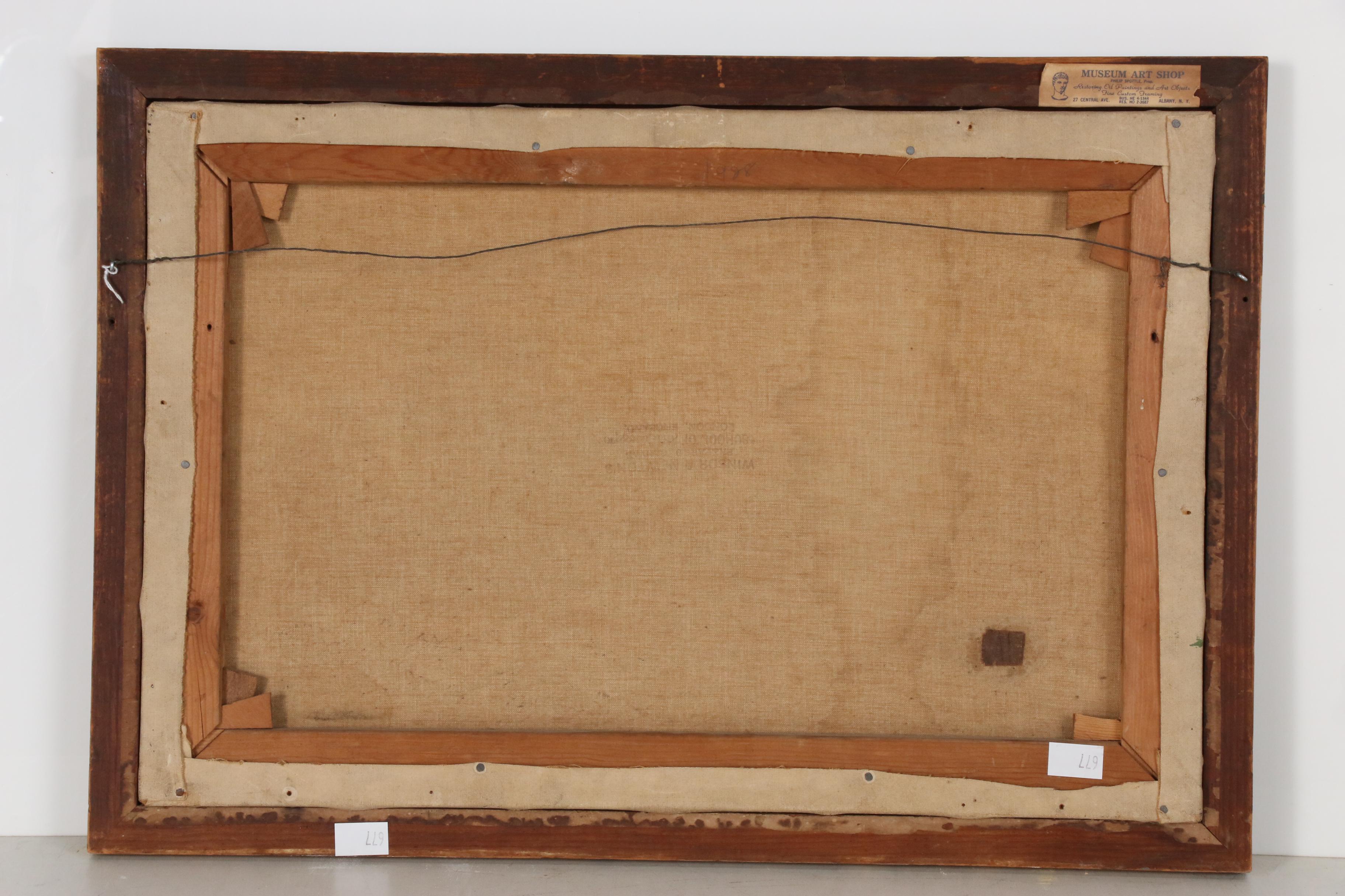 Attributed to Henry Cooper Oil Painting of Pastoral Landscape