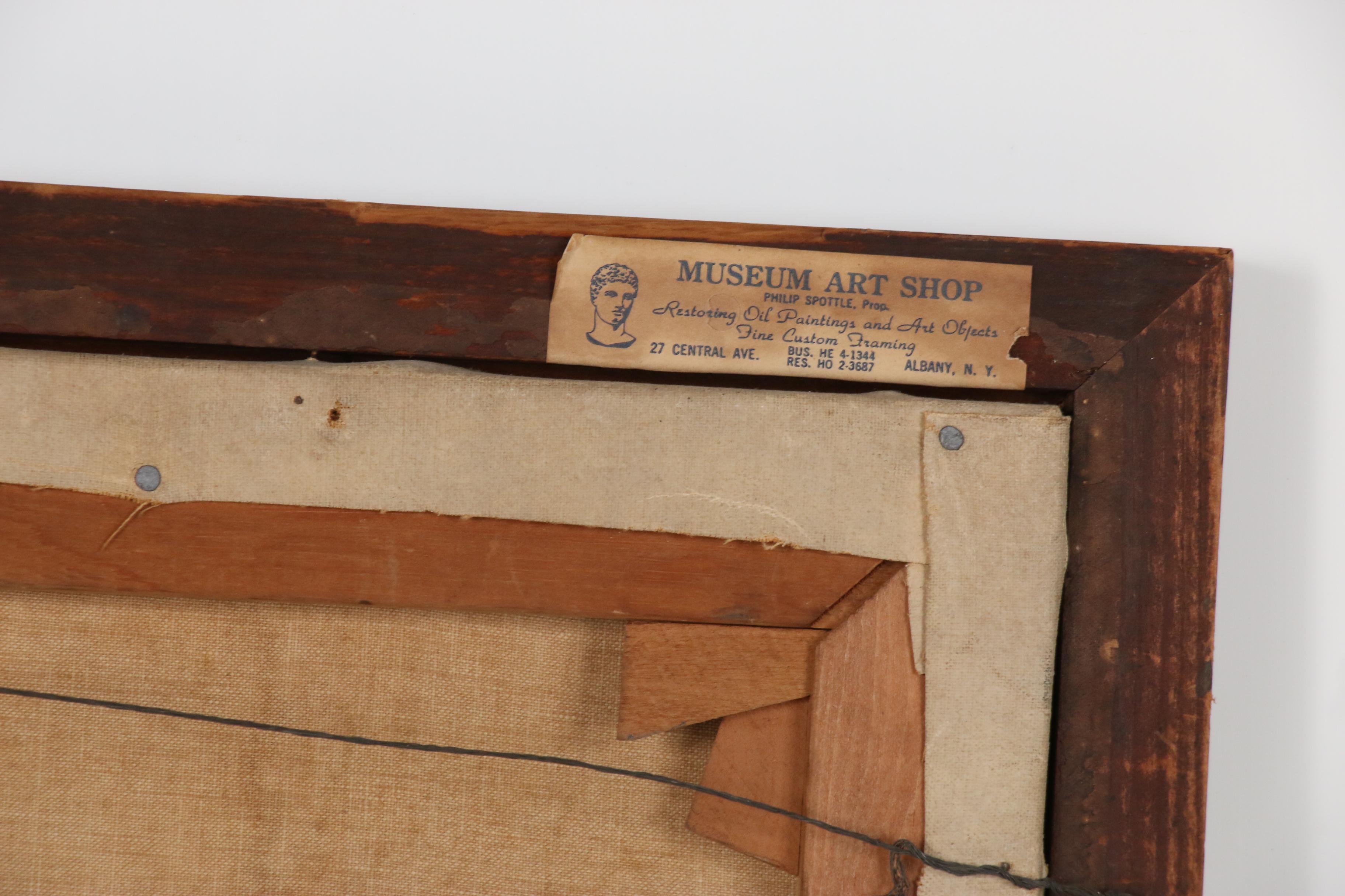 Attributed to Henry Cooper Oil Painting of Pastoral Landscape