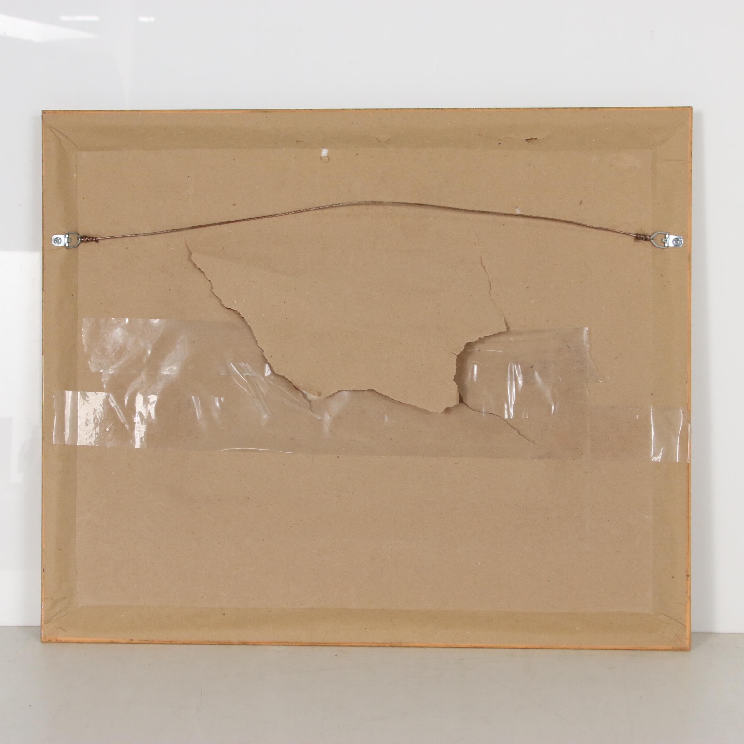 D. Boileau Oil Painting of Sailboats in Harbor