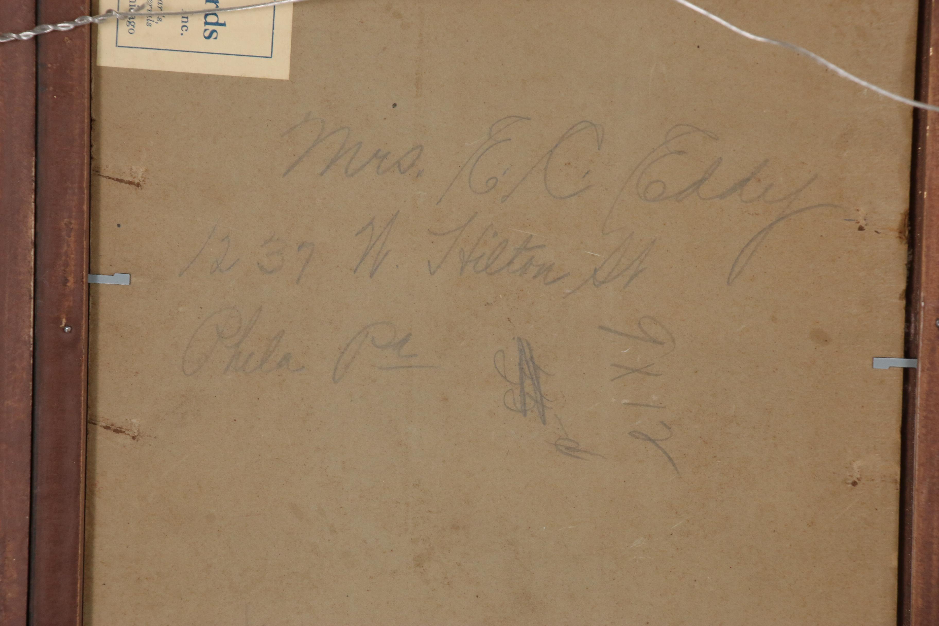 Oil Painting After Annie Benson Müller "Unexpected Visitor"