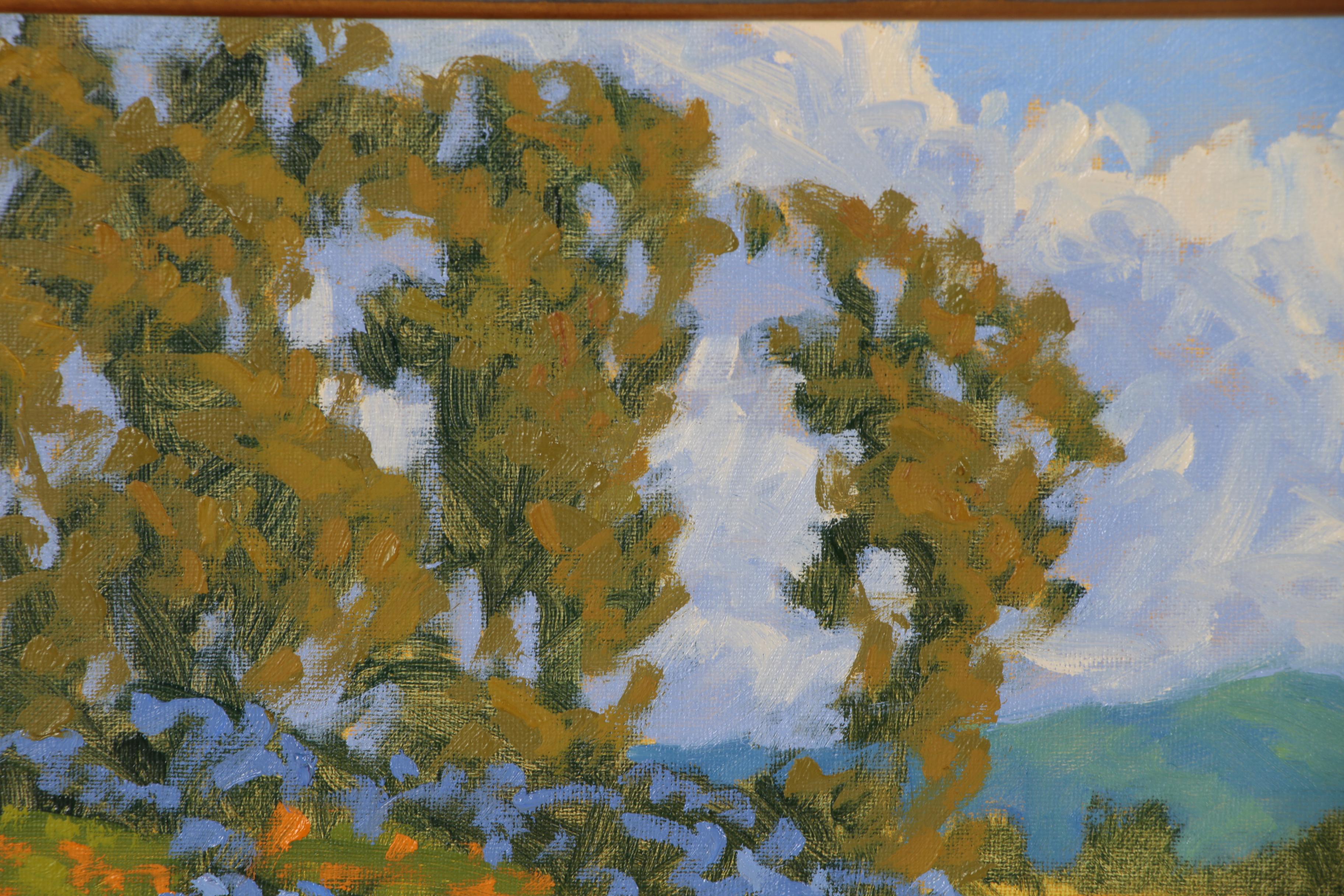 Marc A. Graison California Impressionist Oil Painting "Hillside Bloom"