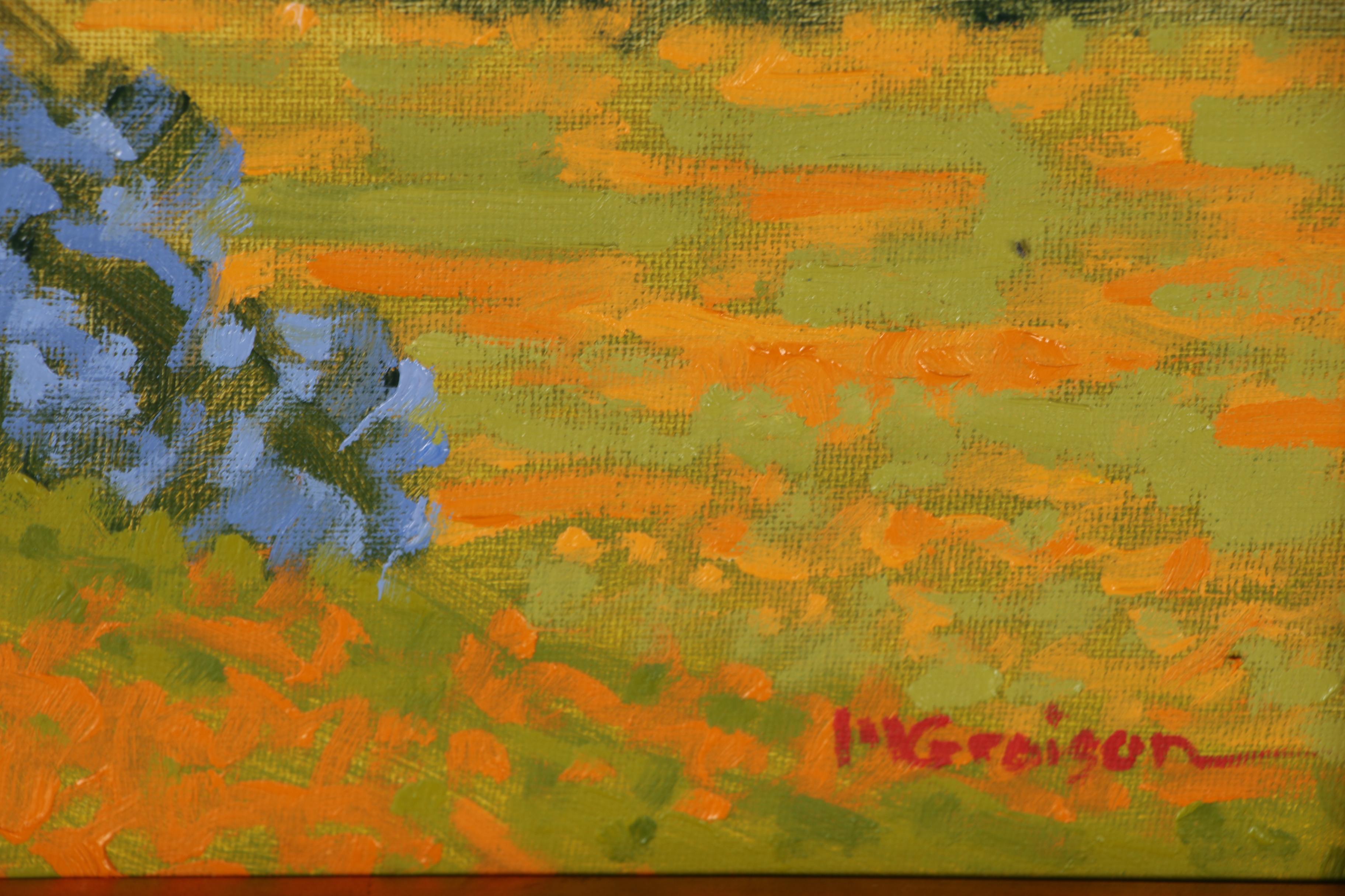 Marc A. Graison California Impressionist Oil Painting "Hillside Bloom"