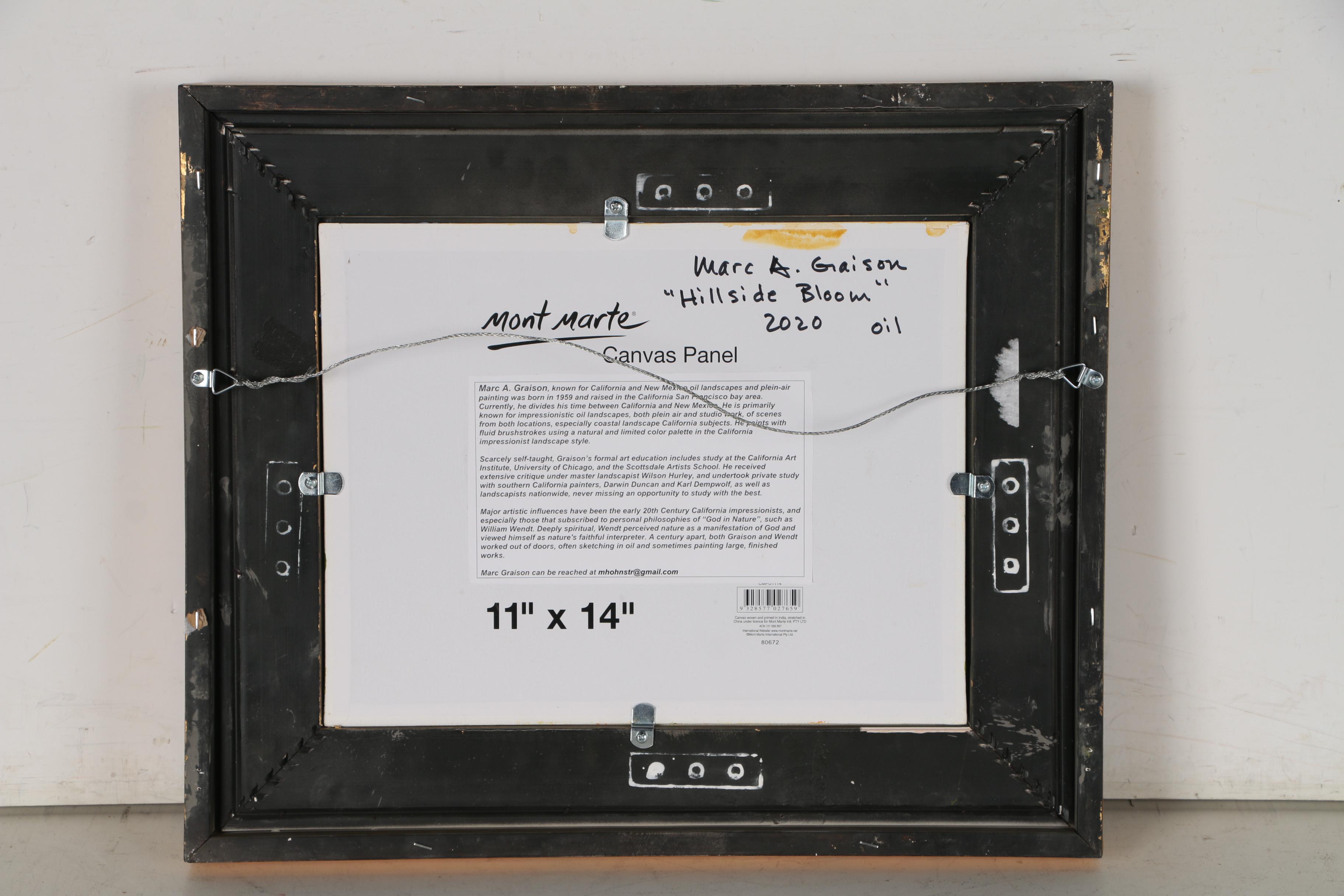 Marc A. Graison California Impressionist Oil Painting "Hillside Bloom"