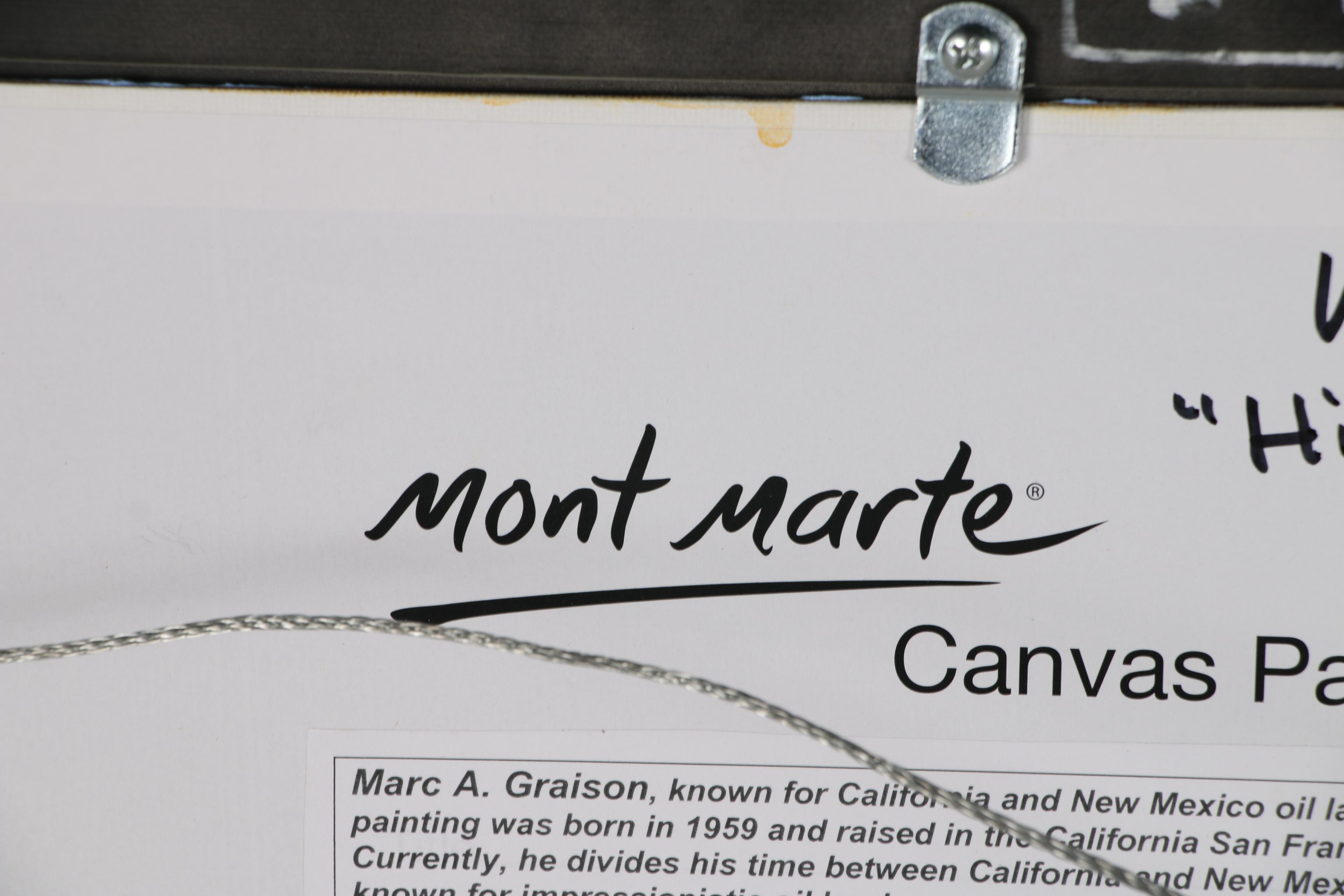 Marc A. Graison California Impressionist Oil Painting "Hillside Bloom"