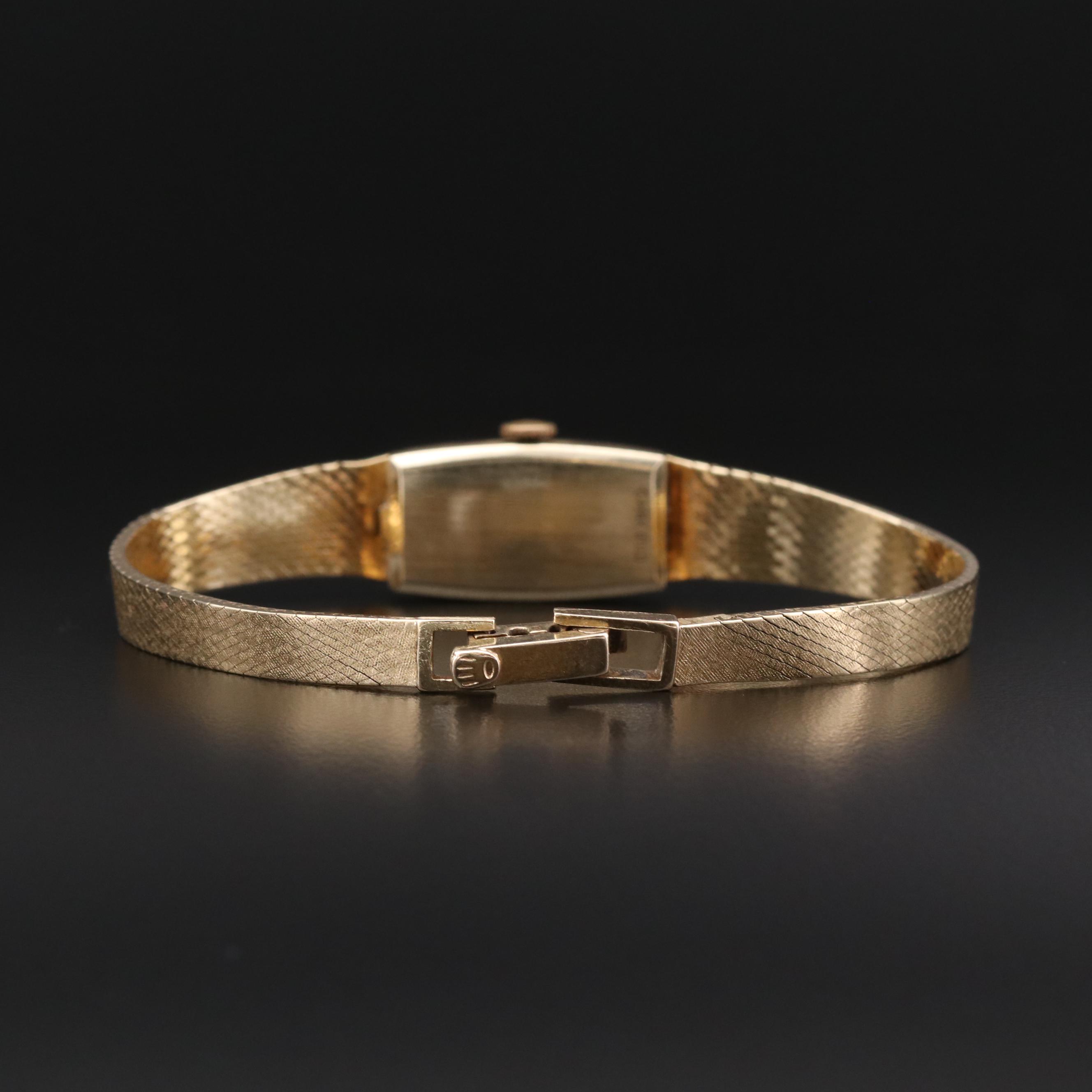 Vintage Rolex 14K Yellow Gold Cocktail Watch