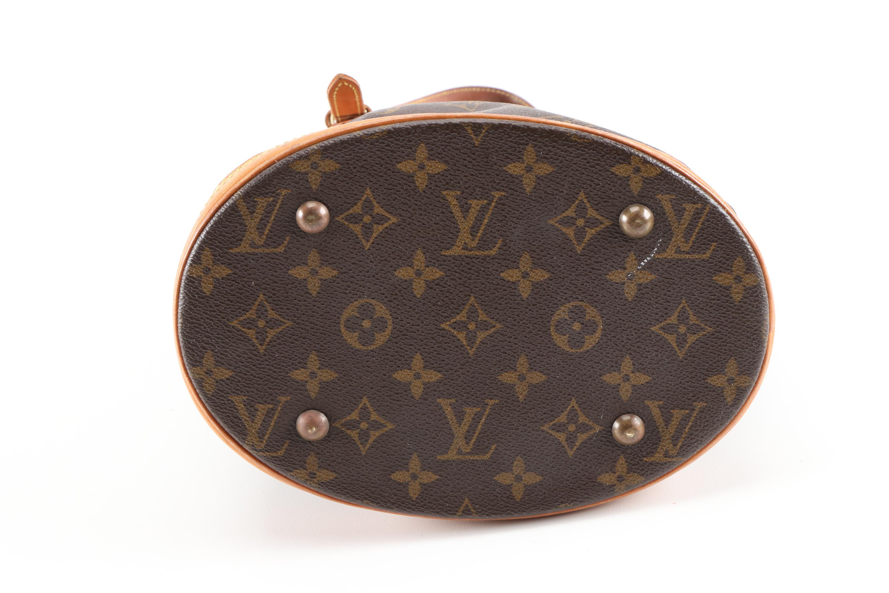 Louis Vuitton Bucket Bag in Monogram Canvas and Leather