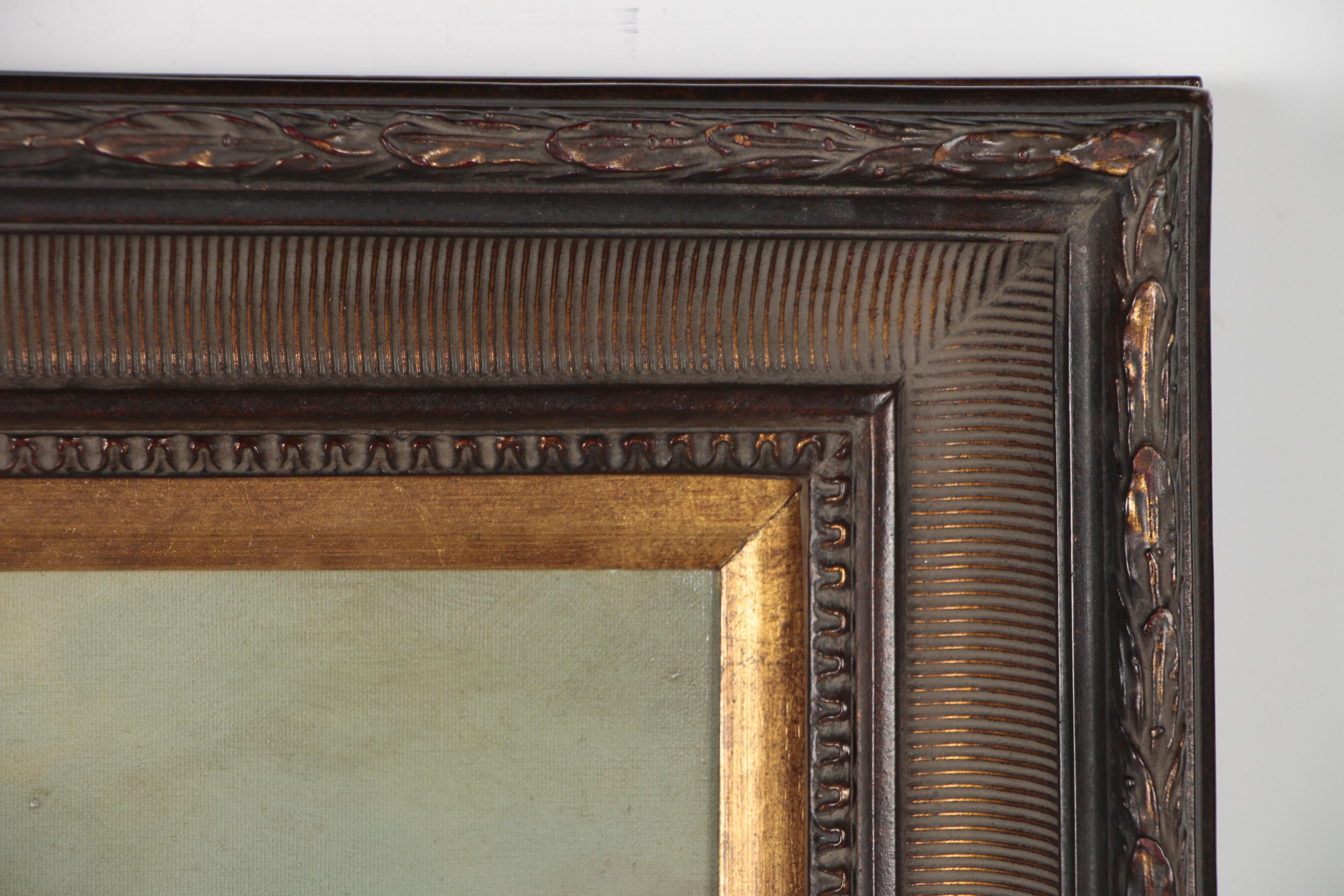 Matt Thomas Maritime Oil Painting of a Naval Battle, Late 20th Century