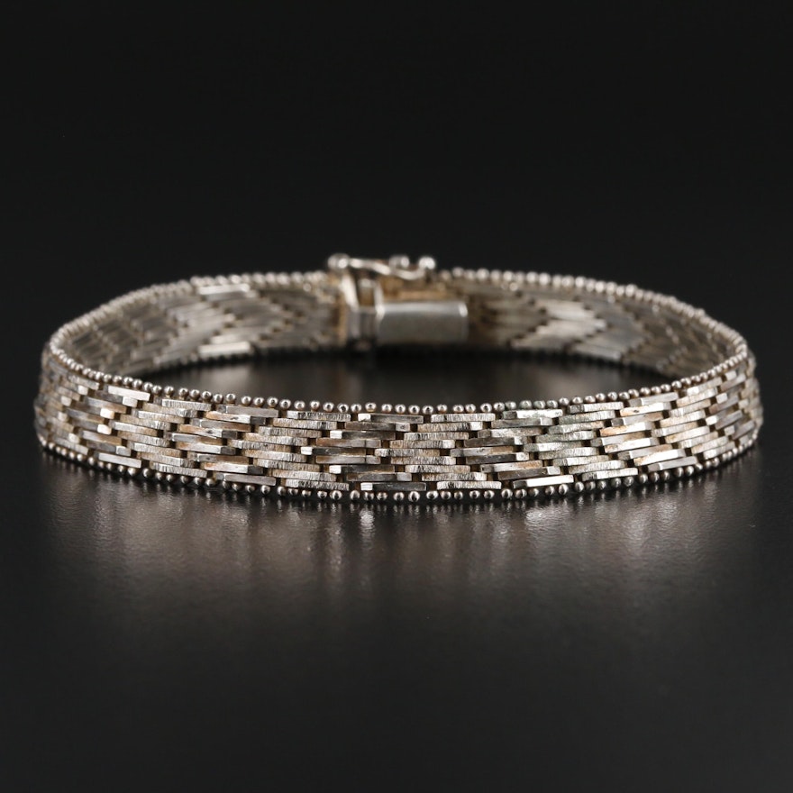 Sterling Silver Riccio Chain Bracelet