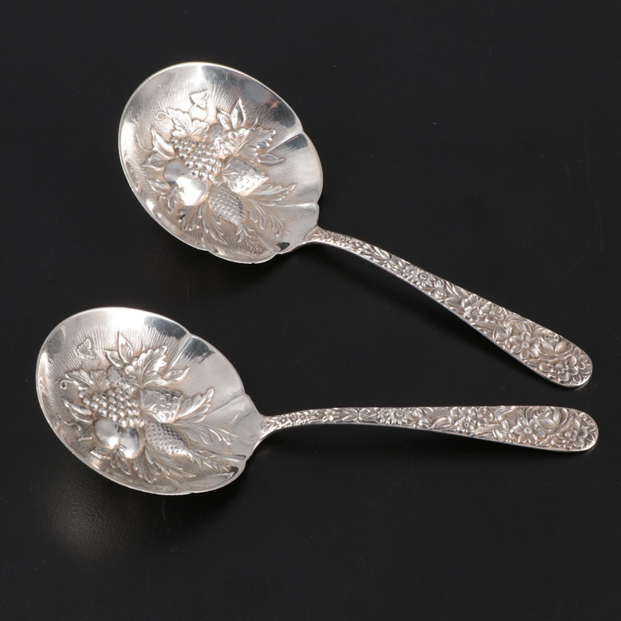 S. Kirk & Son "Repoussé" Sterling Silver Bonbon Spoons, 1924–1932